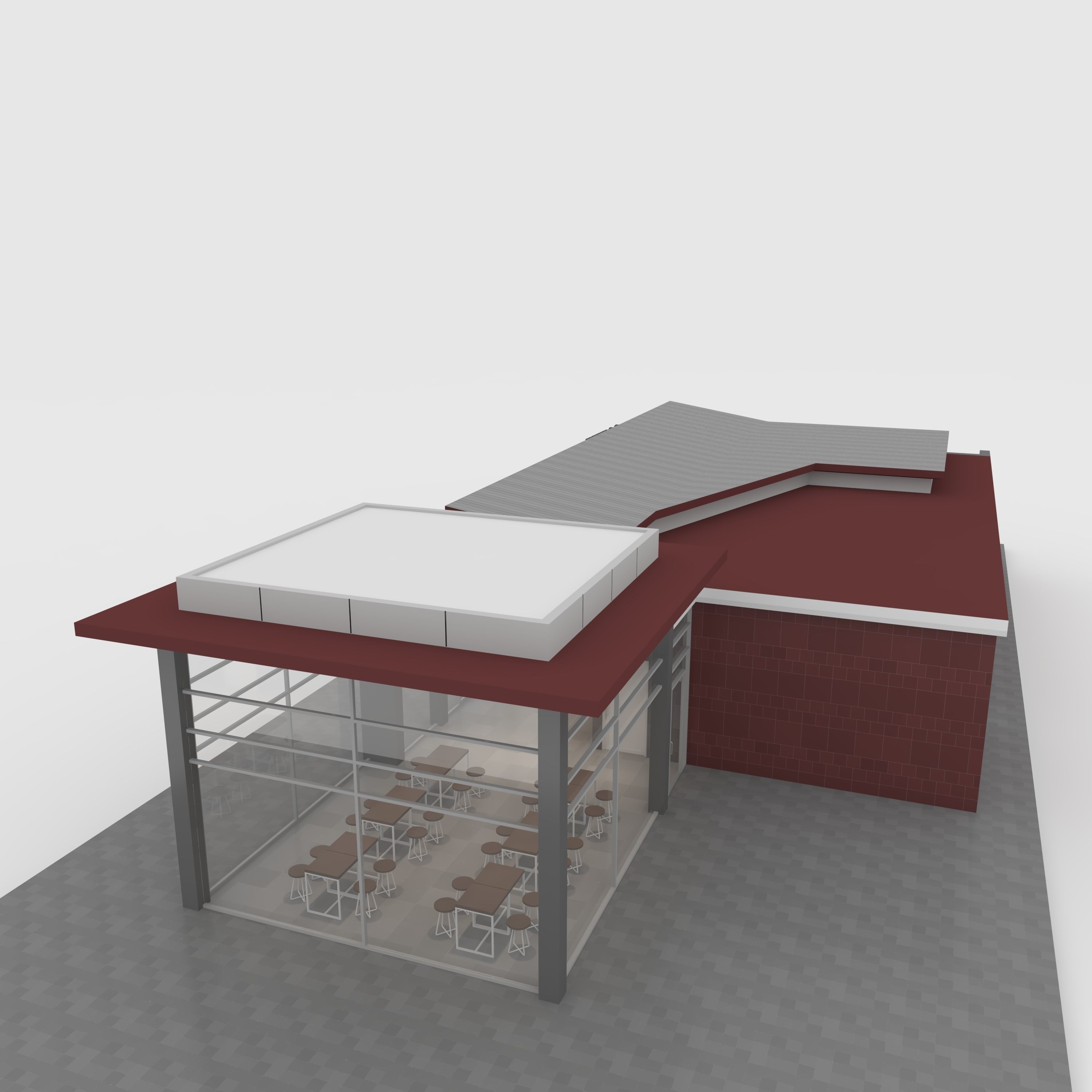 Cafe Modern 2 3D model_20