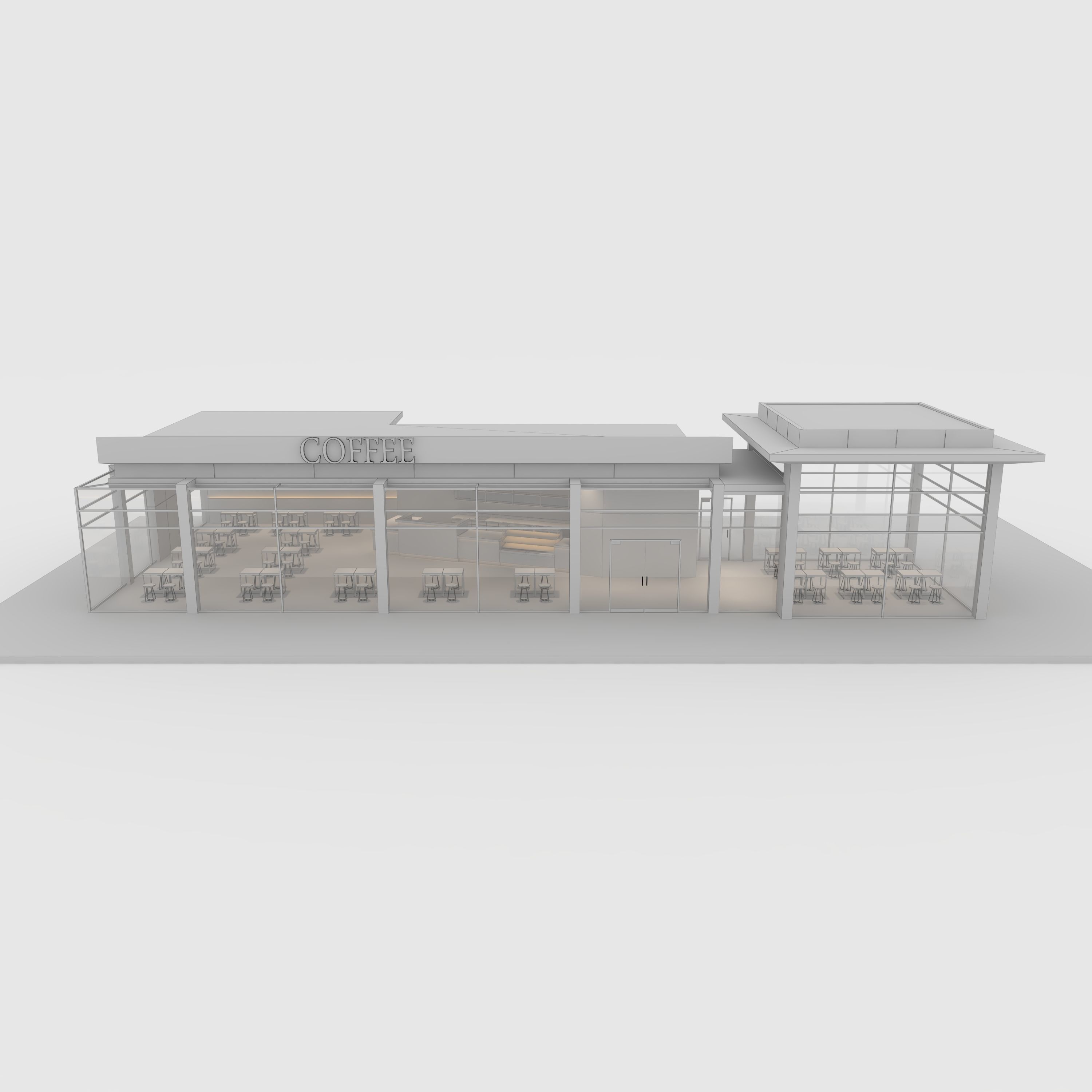 Cafe Modern 2 3D model_15