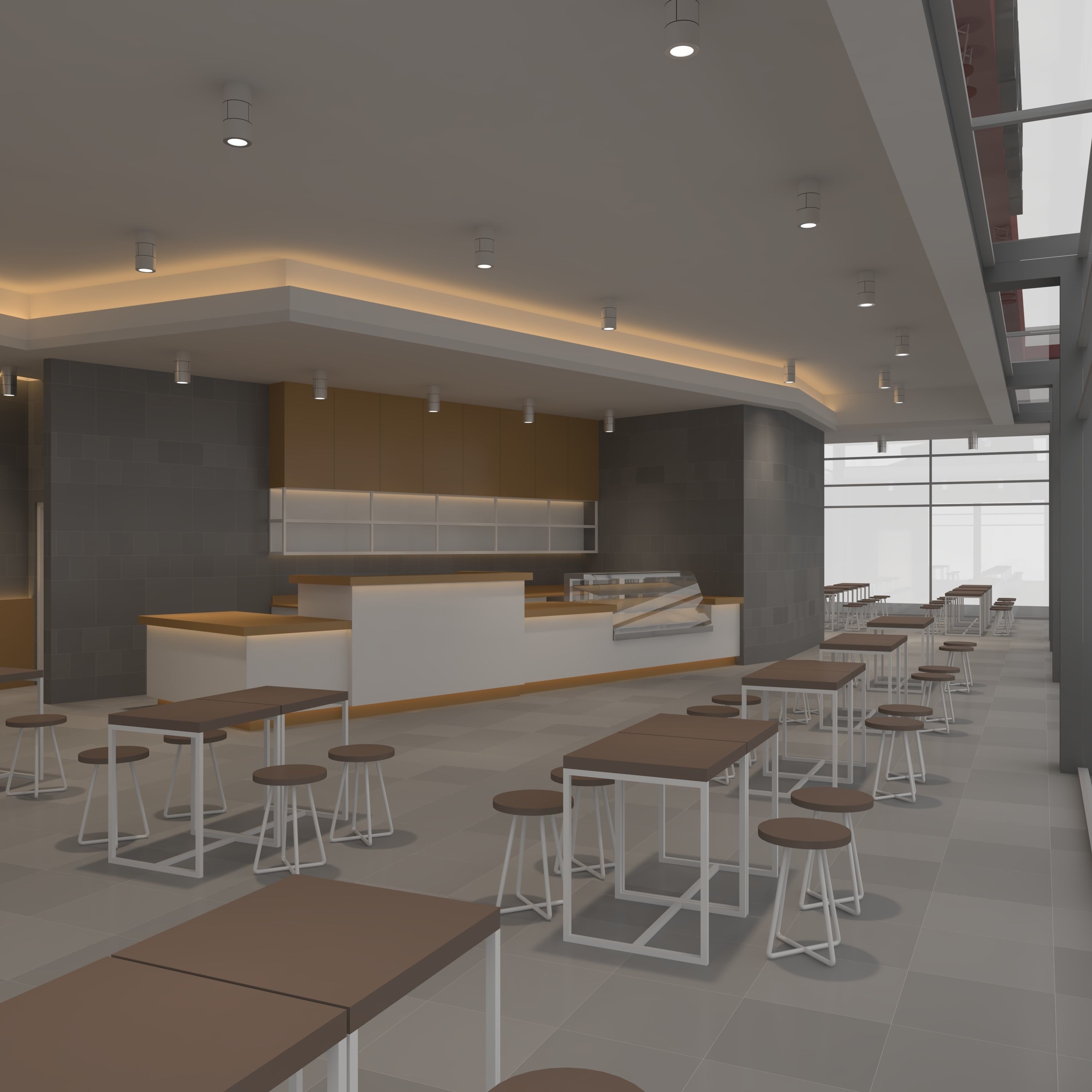 Cafe Modern 2 3D model_26