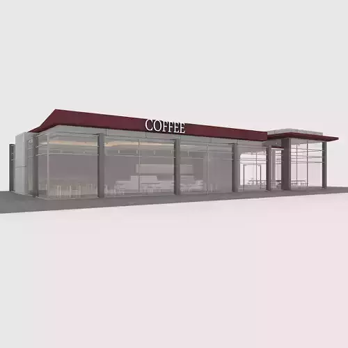 Cafe Modern 2 3D model
