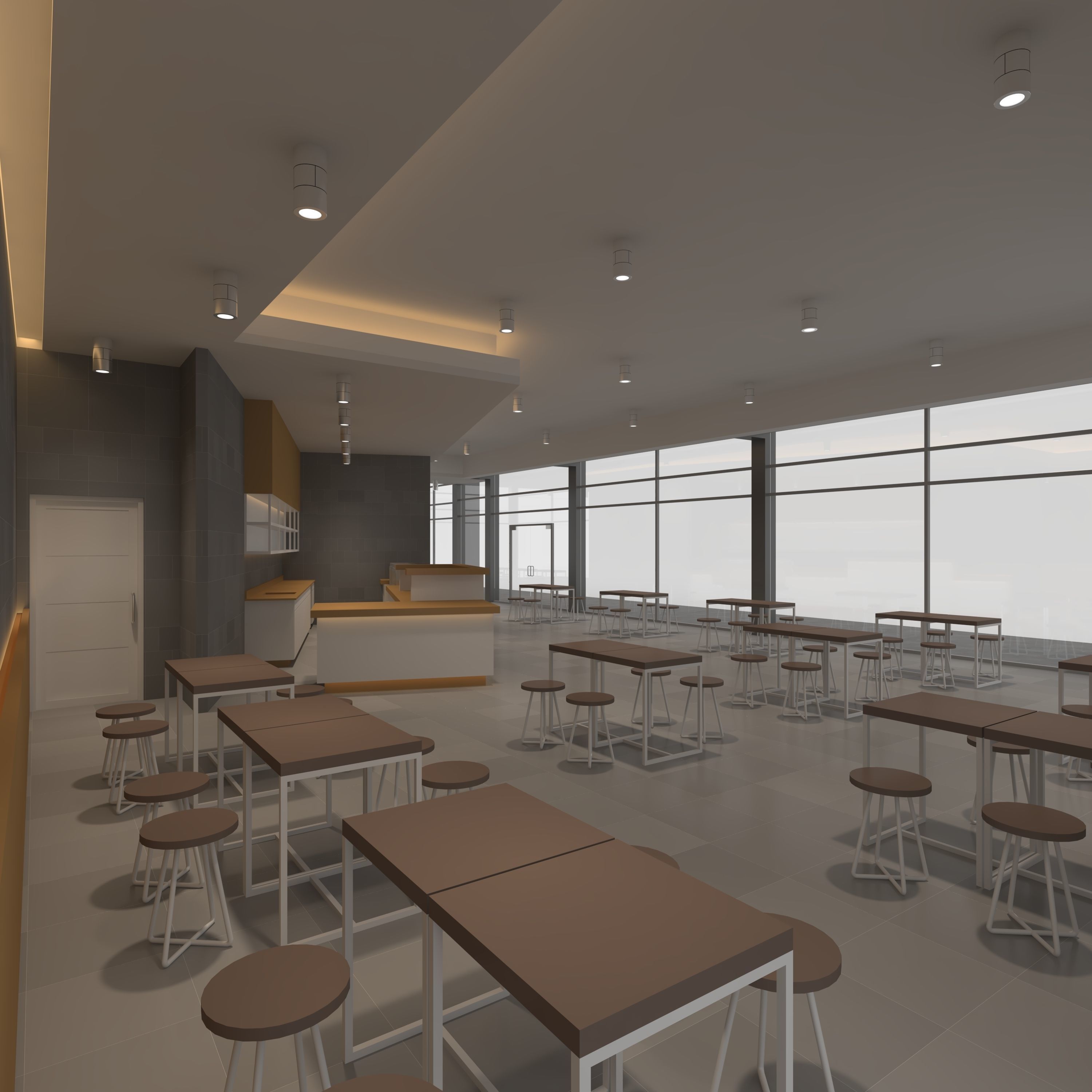 Cafe Modern 2 3D model_28
