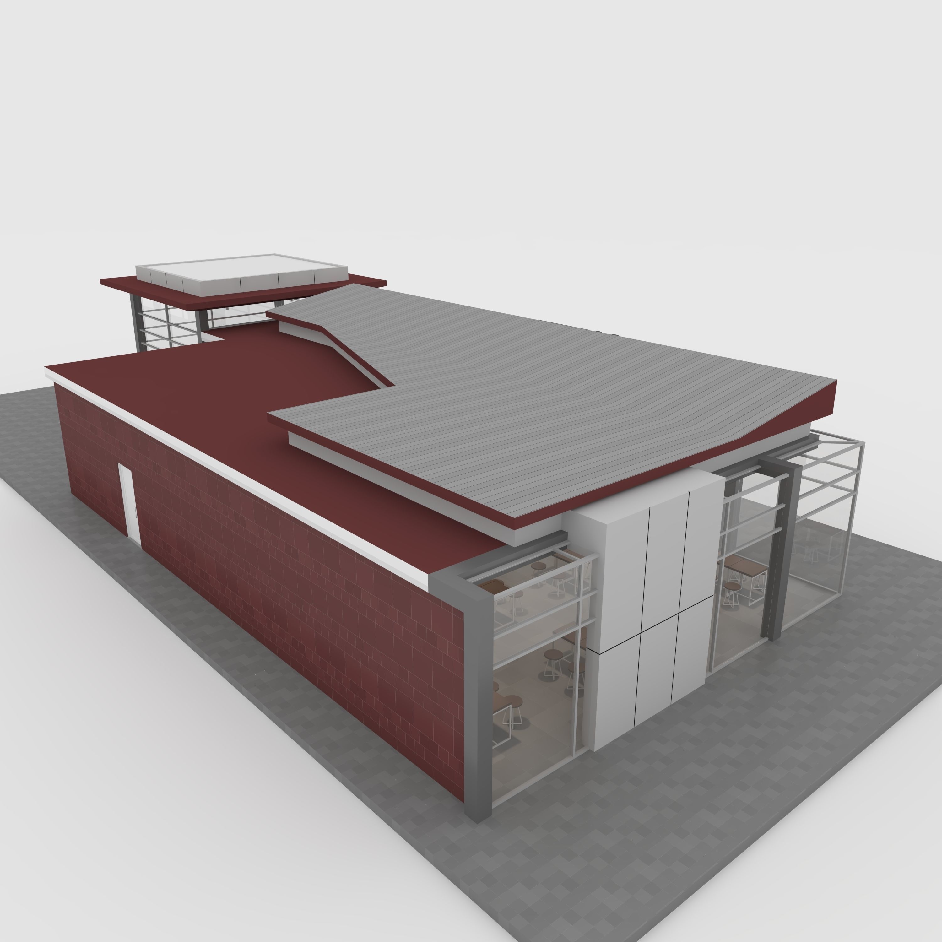 Cafe Modern 2 3D model_22