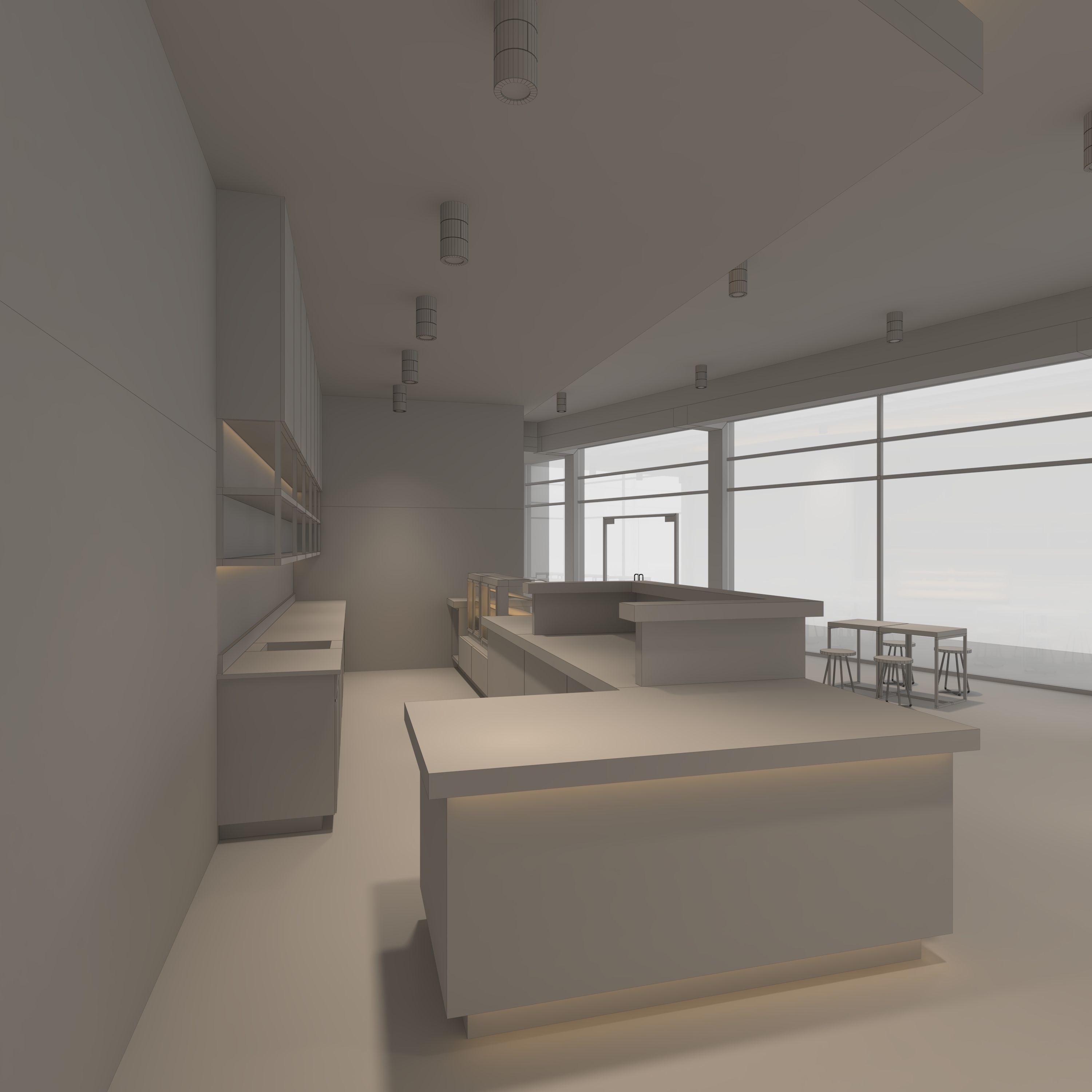 Cafe Modern 2 3D model_39