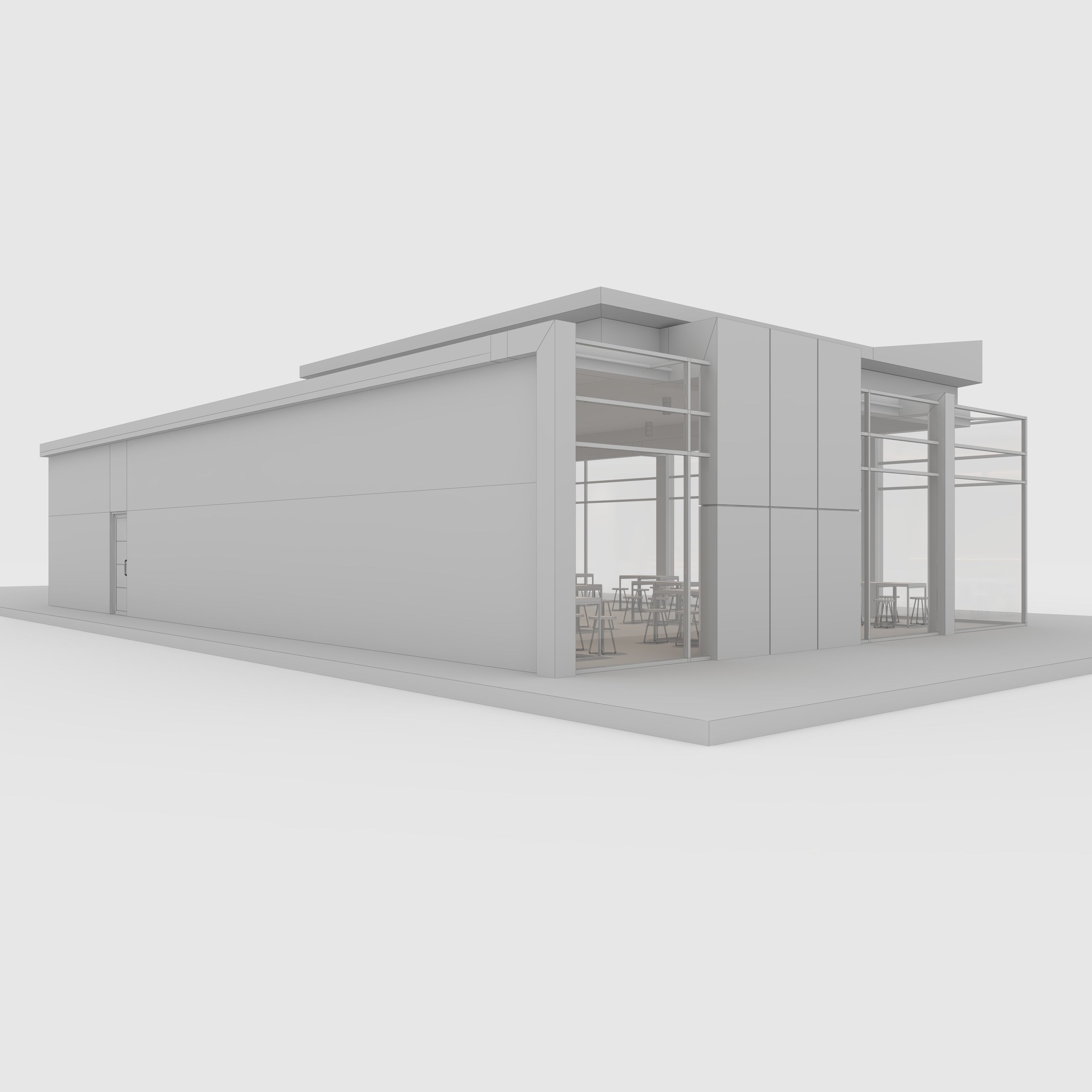 Cafe Modern 2 3D model_11