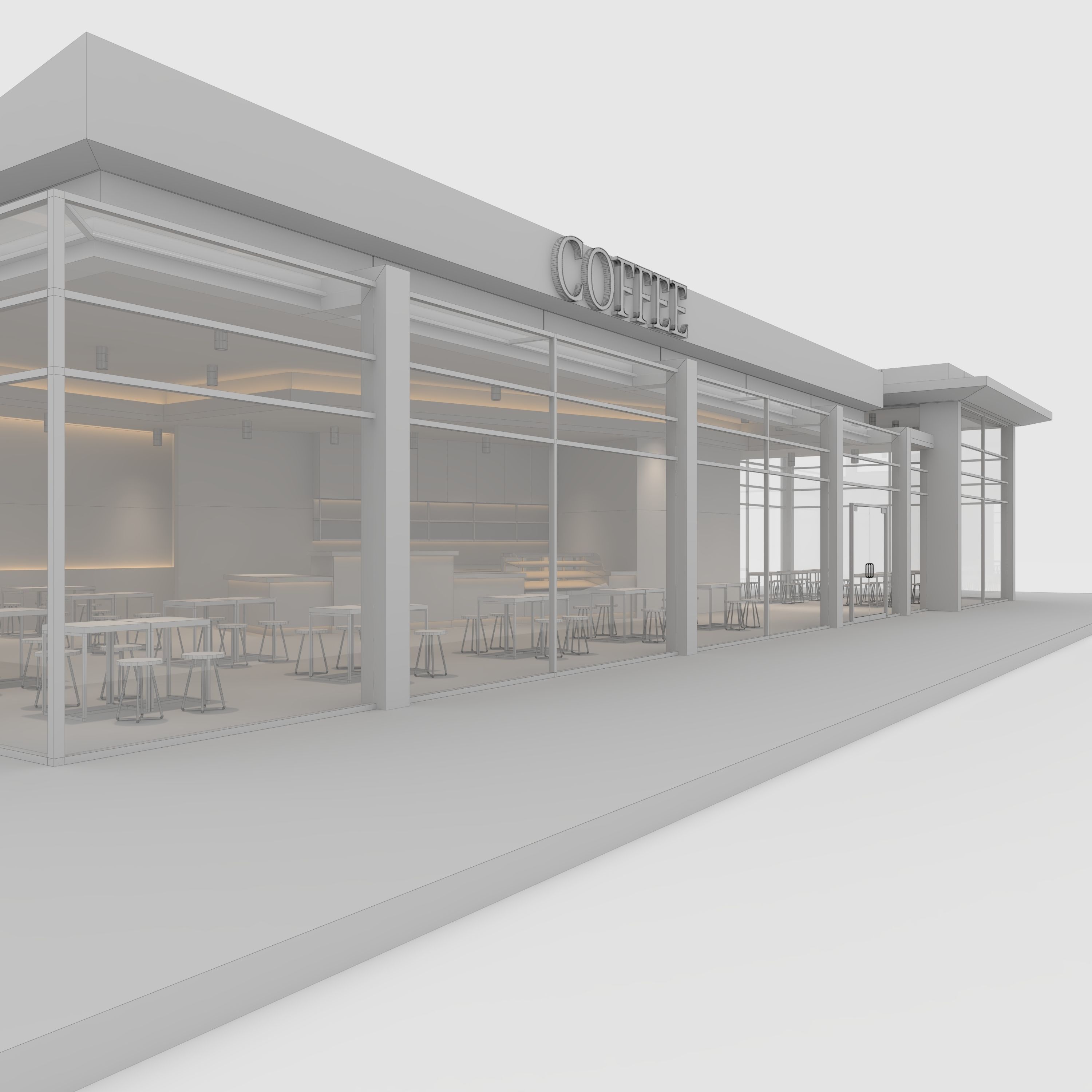 Cafe Modern 2 3D model_25