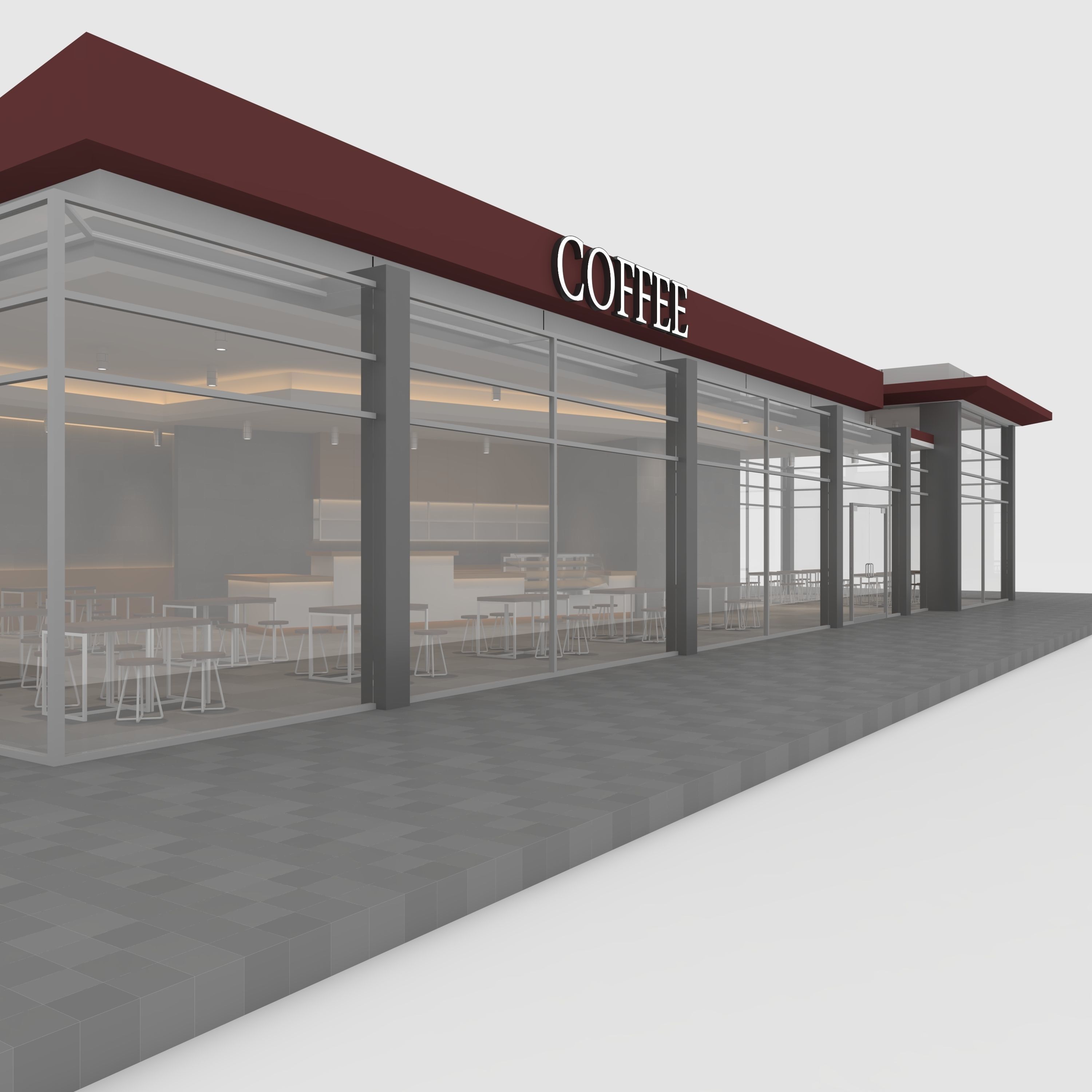 Cafe Modern 2 3D model_24