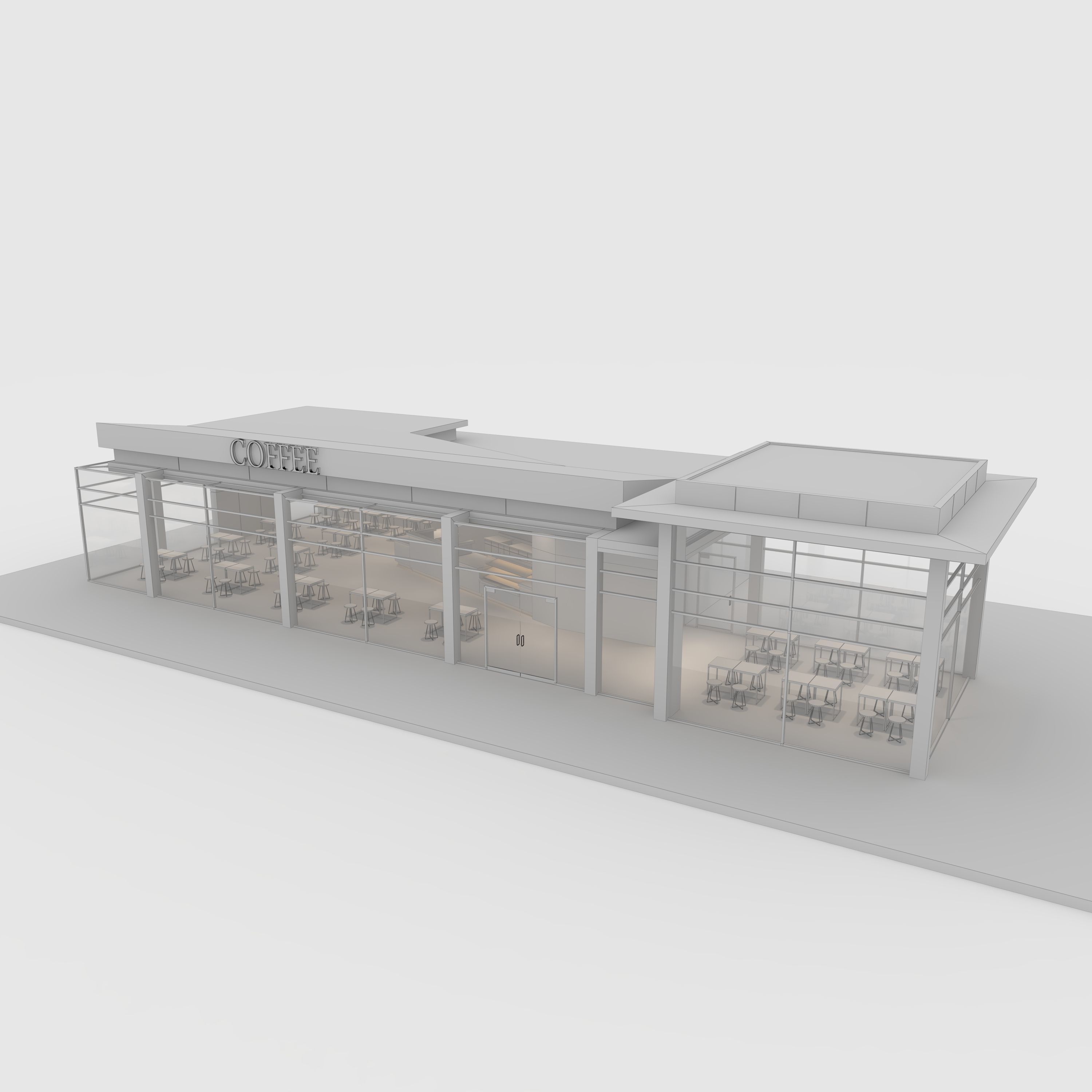 Cafe Modern 2 3D model_17