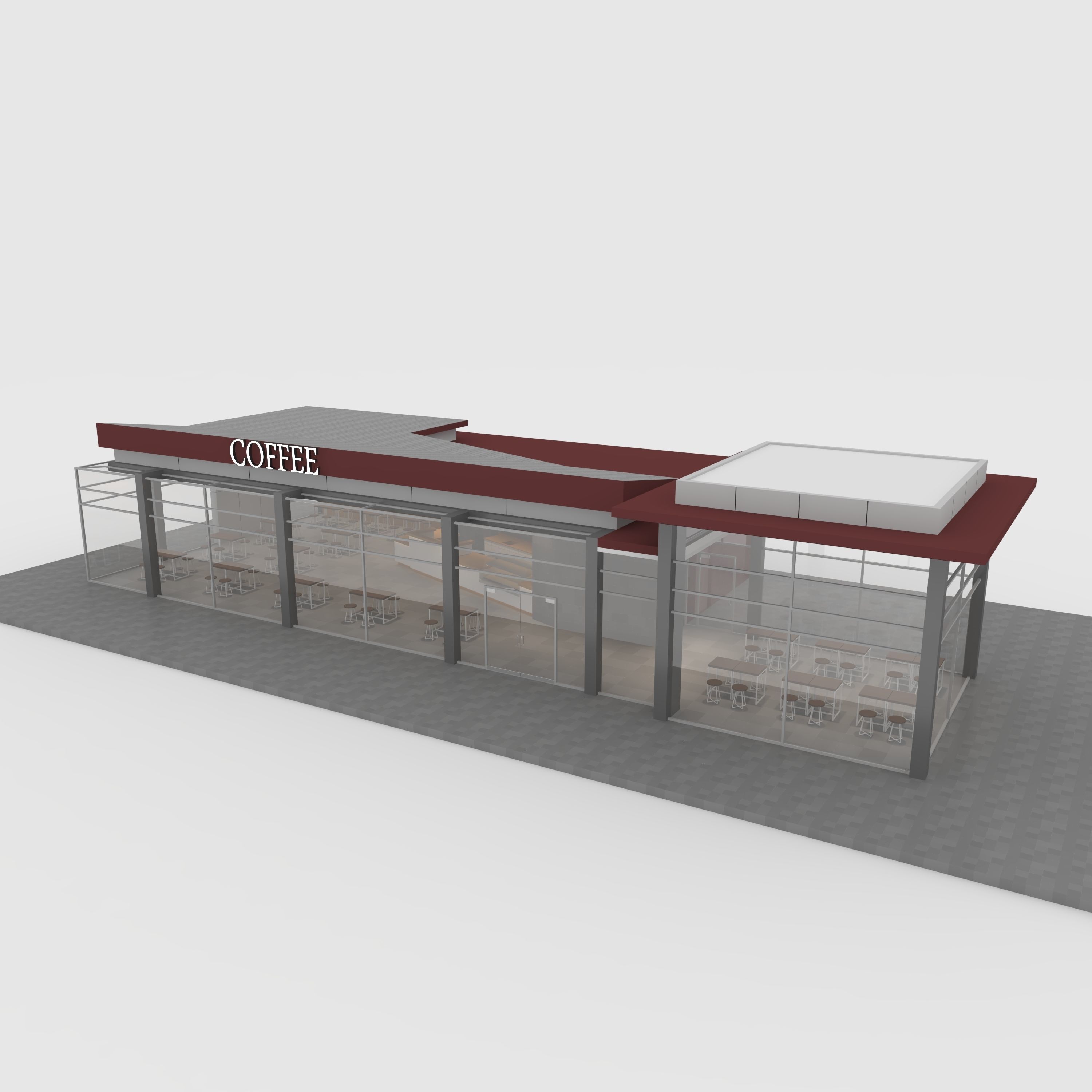 Cafe Modern 2 3D model_16