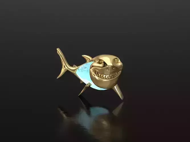 shark earrings
