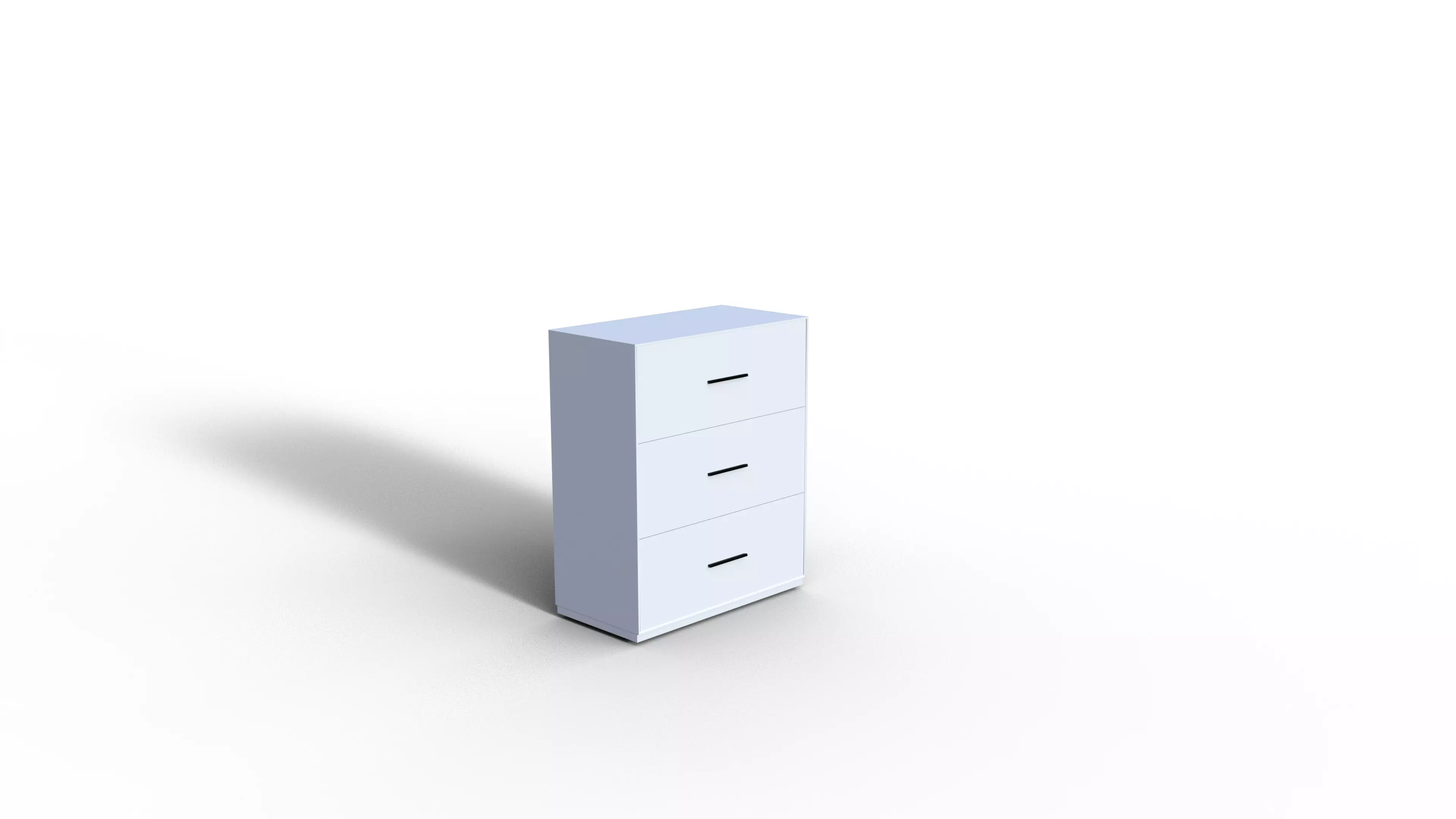 Small Wardrobe Free 3D model_0
