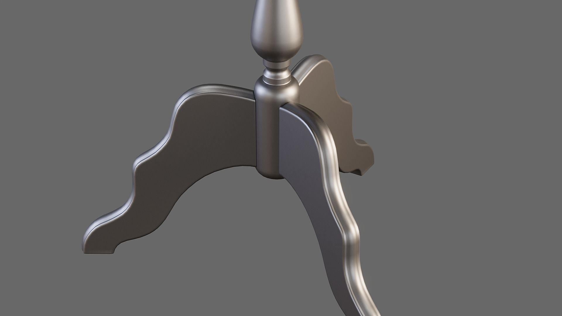 Wooden Flower Stand PBR Low-poly 3D model_12