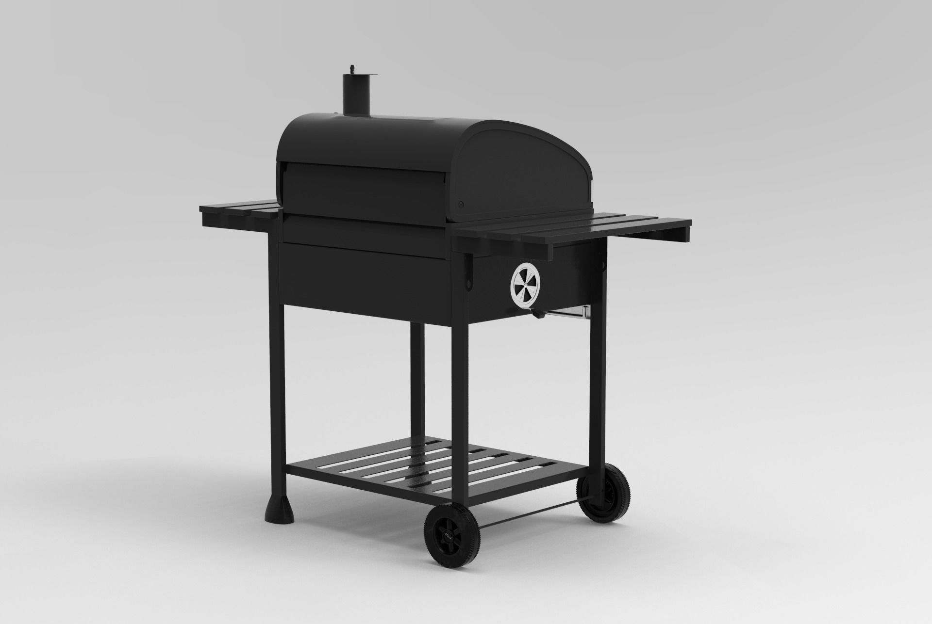 Royal Gourmet CD1824E 24-inch Charcoal BBQ Grill 3D model_31