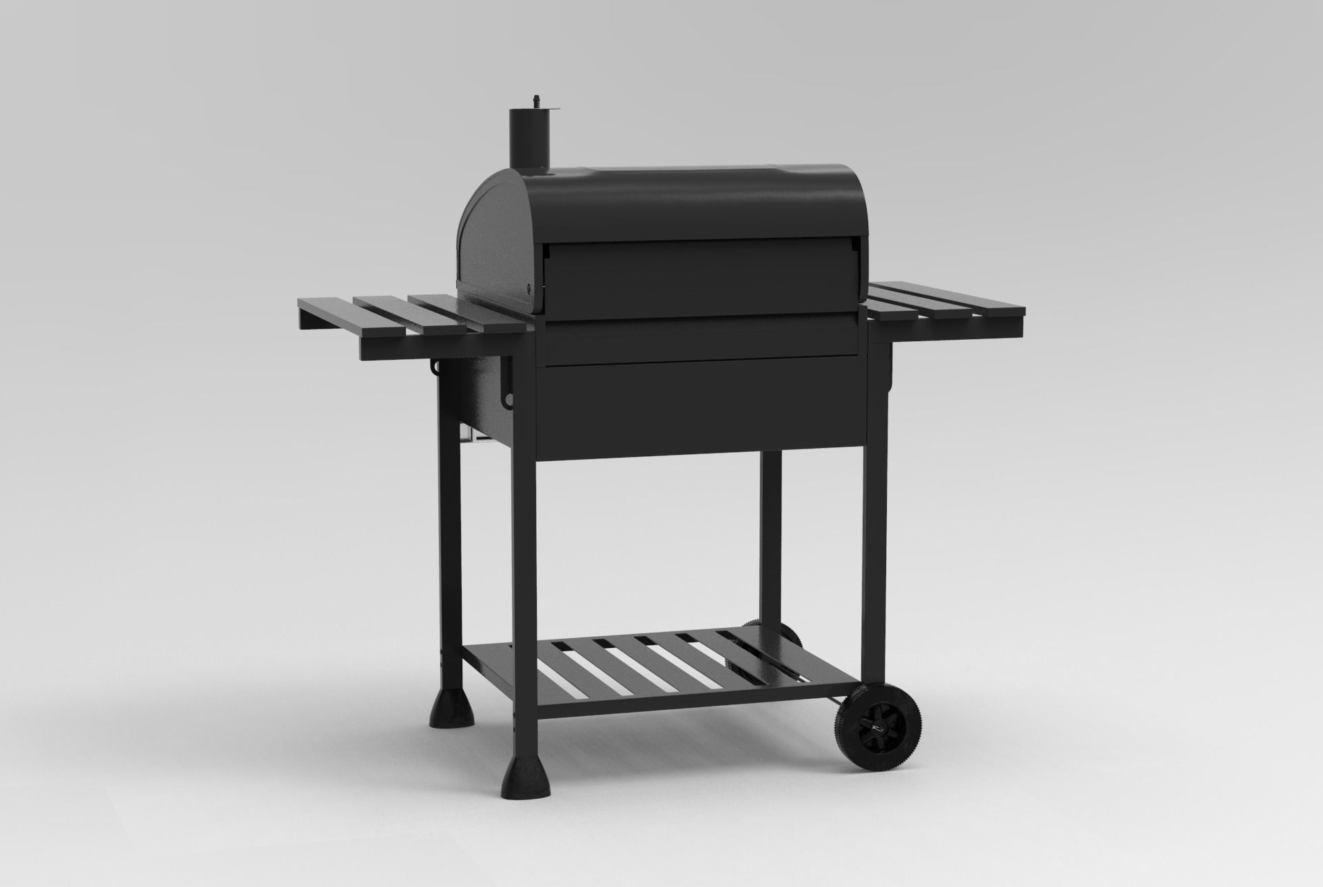 Royal Gourmet CD1824E 24-inch Charcoal BBQ Grill 3D model_18