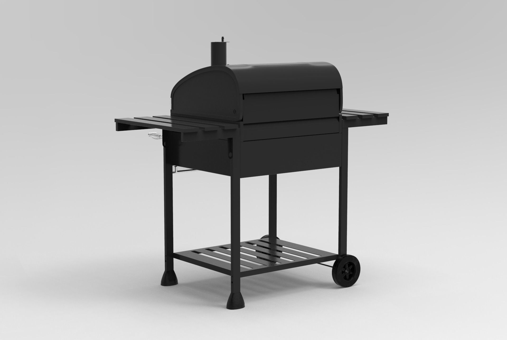 Royal Gourmet CD1824E 24-inch Charcoal BBQ Grill 3D model_19
