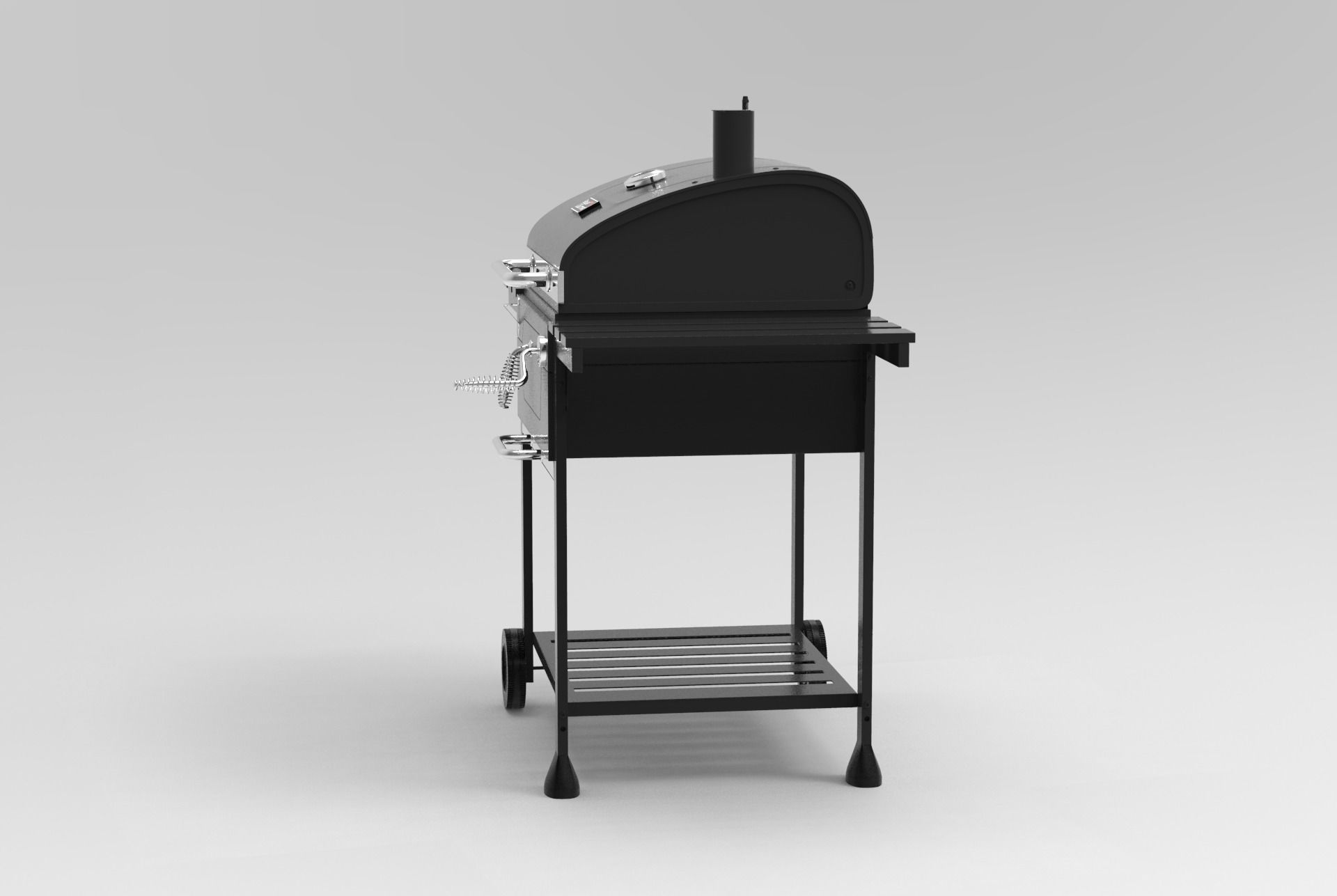 Royal Gourmet CD1824E 24-inch Charcoal BBQ Grill 3D model_22