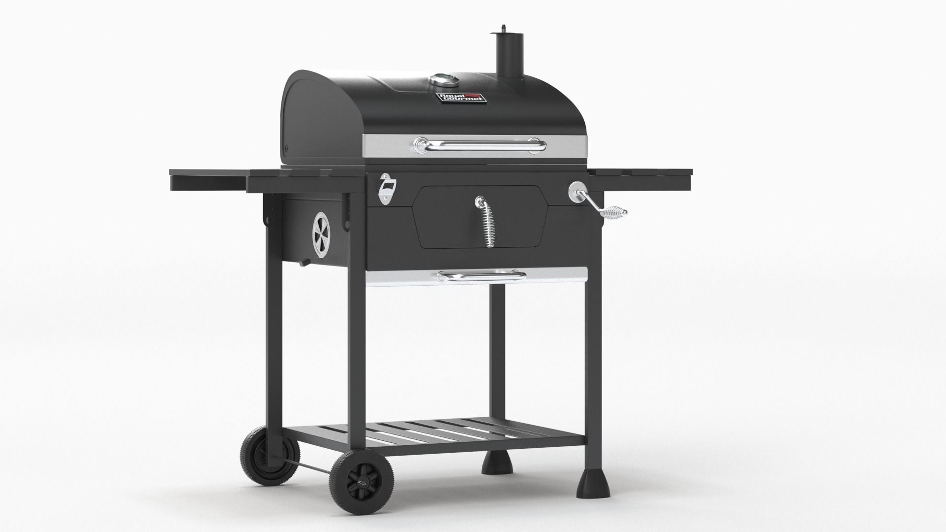 Royal Gourmet CD1824E 24-inch Charcoal BBQ Grill 3D model_15