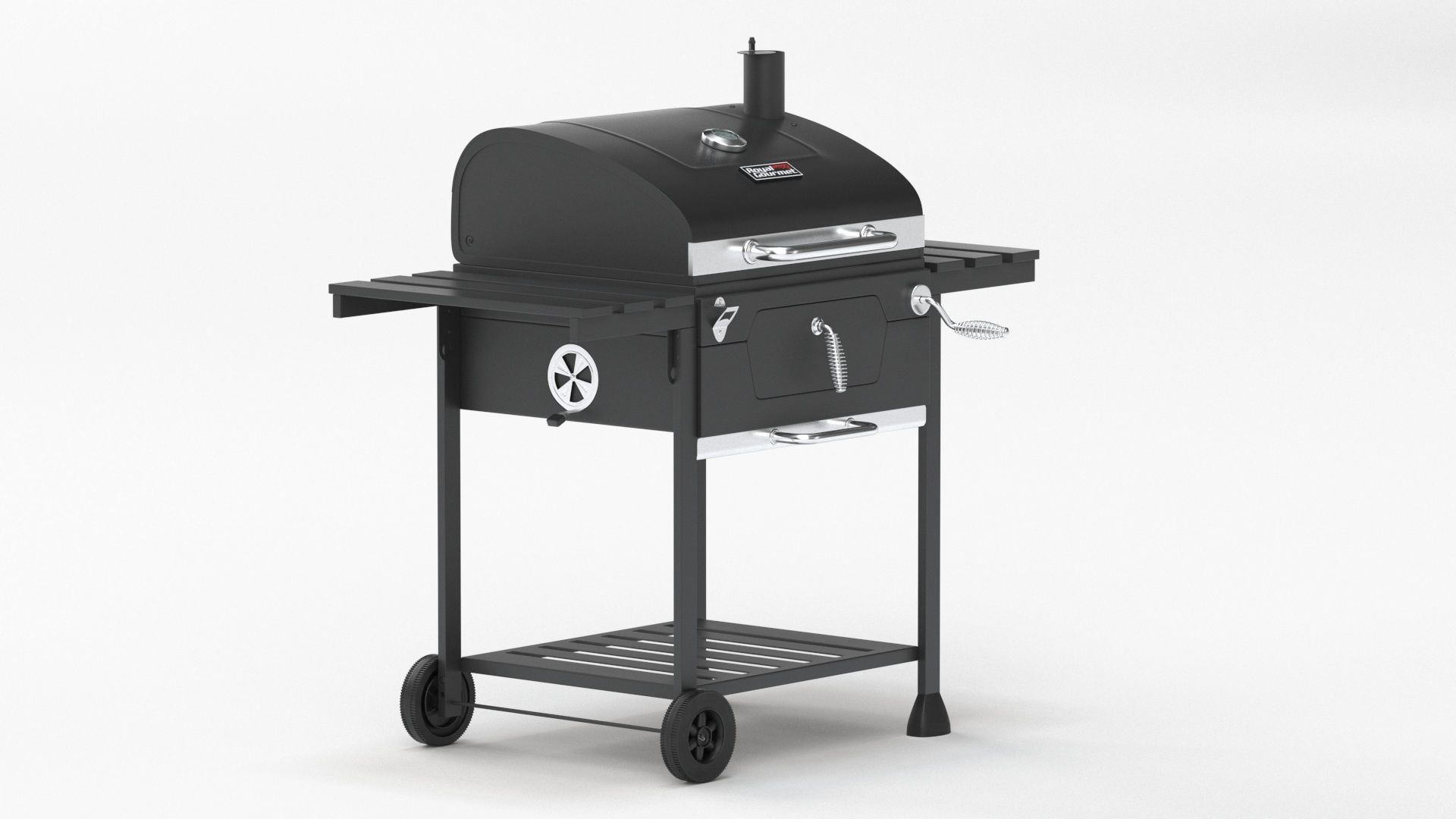 Royal Gourmet CD1824E 24-inch Charcoal BBQ Grill 3D model_14