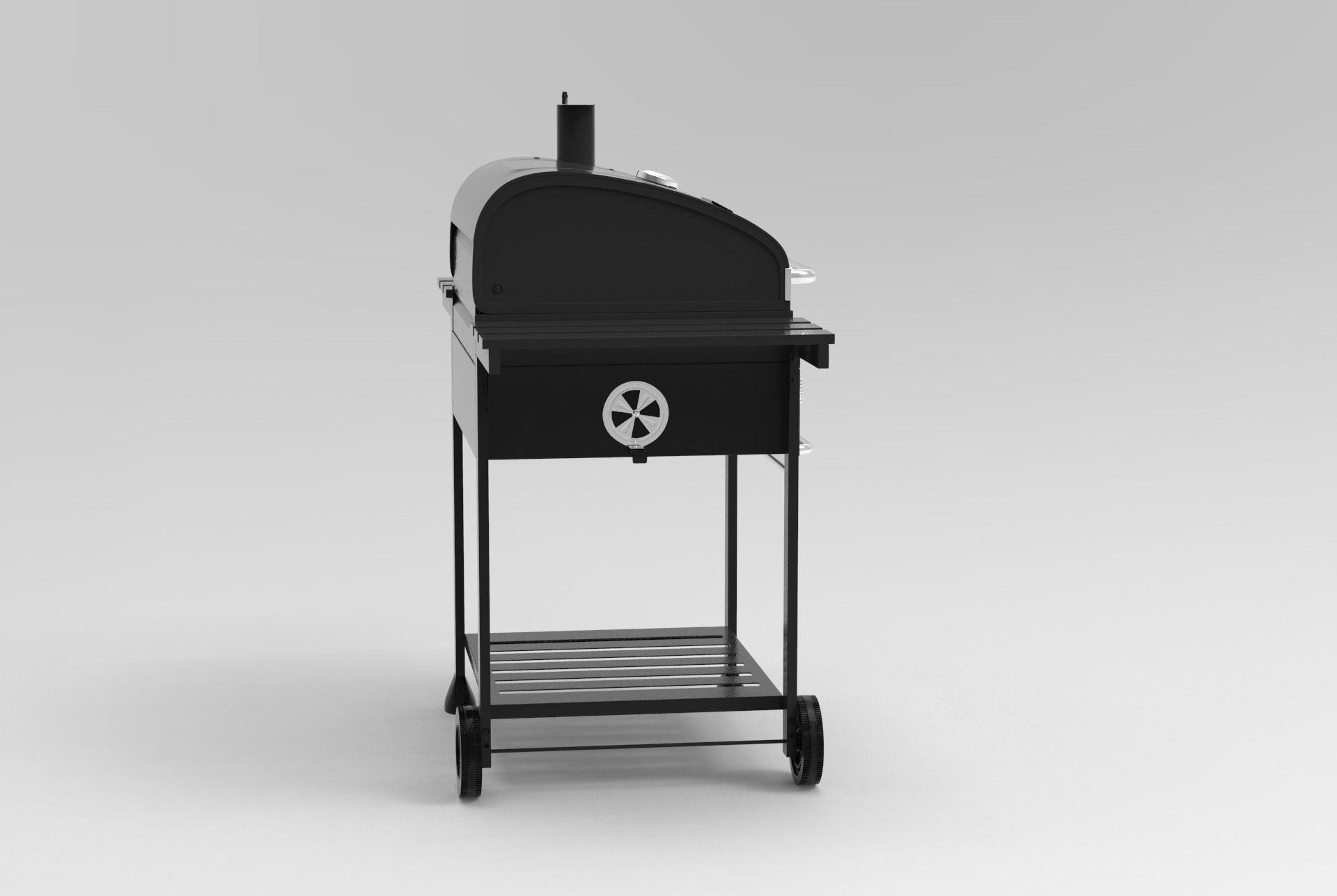 Royal Gourmet CD1824E 24-inch Charcoal BBQ Grill 3D model_29
