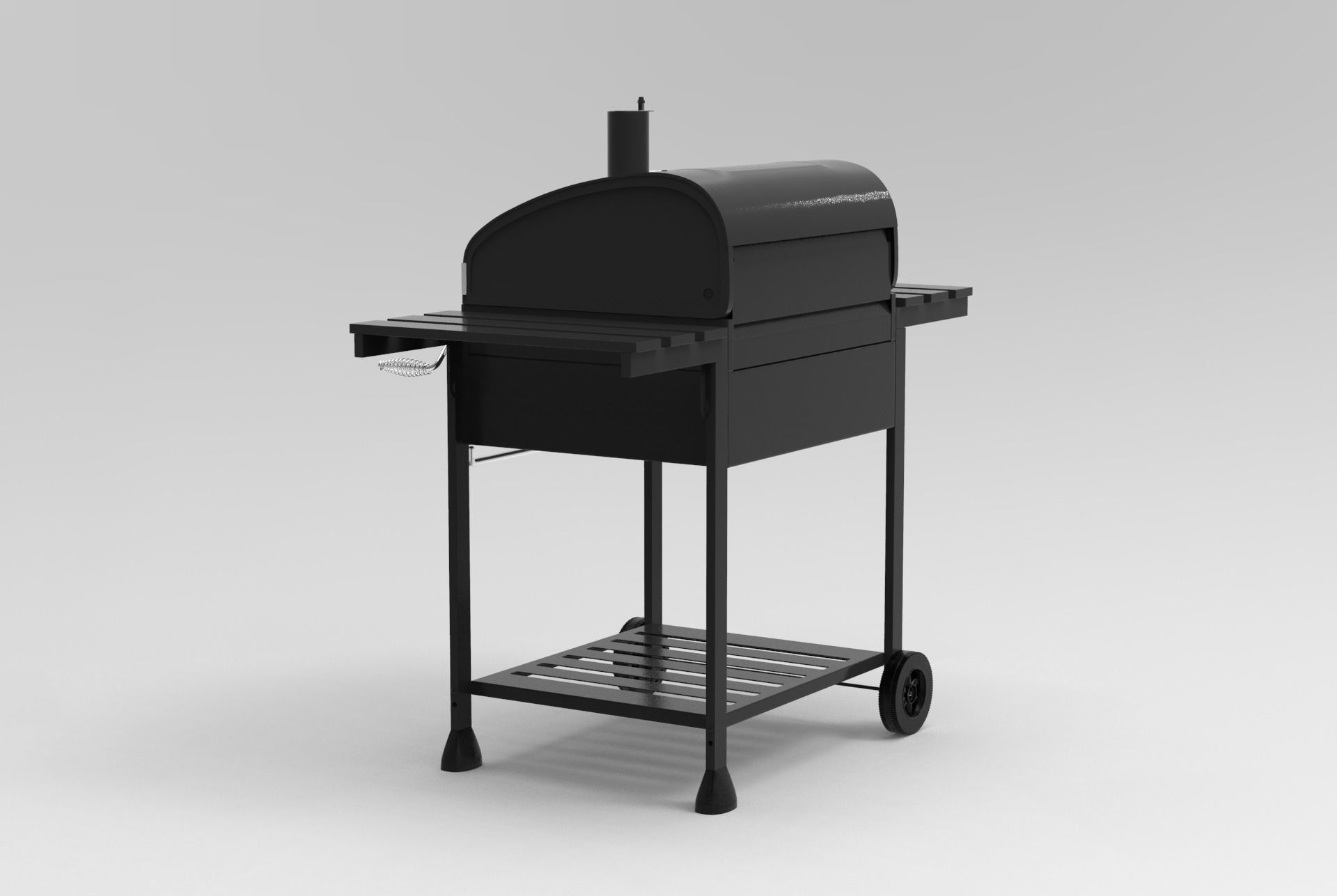 Royal Gourmet CD1824E 24-inch Charcoal BBQ Grill 3D model_20