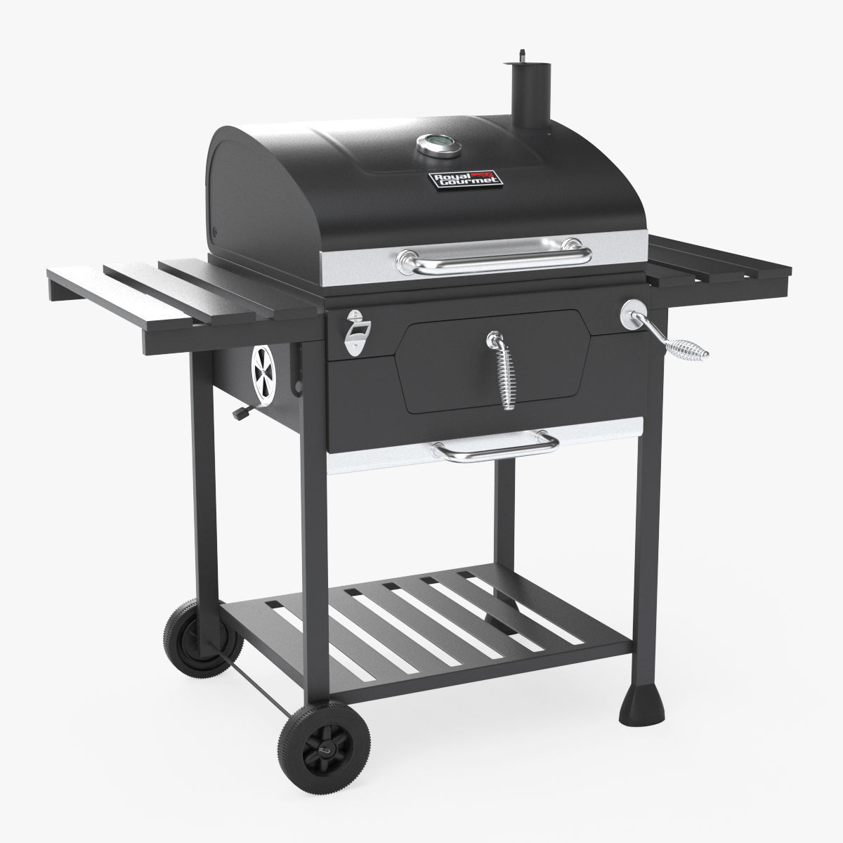 Royal Gourmet CD1824E 24-inch Charcoal BBQ Grill 3D model_36