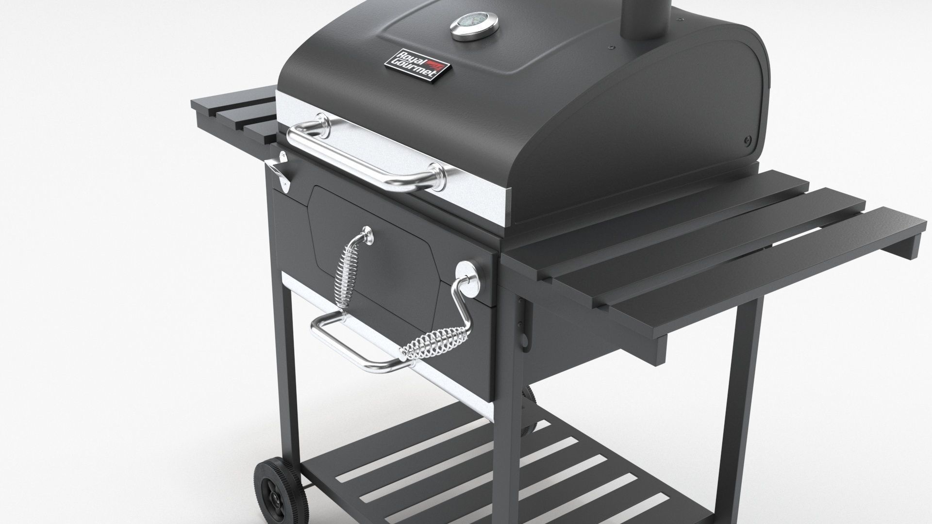 Royal Gourmet CD1824E 24-inch Charcoal BBQ Grill 3D model_1