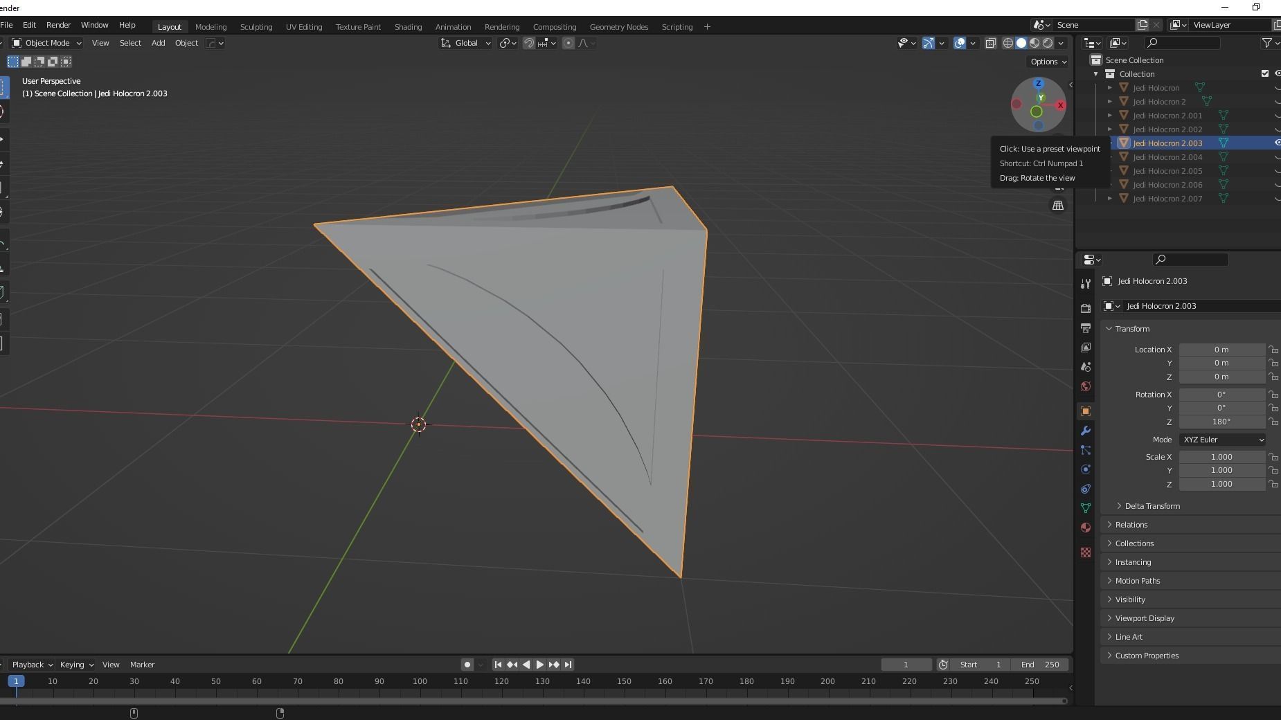 Jedi Holocron 3D print model_8