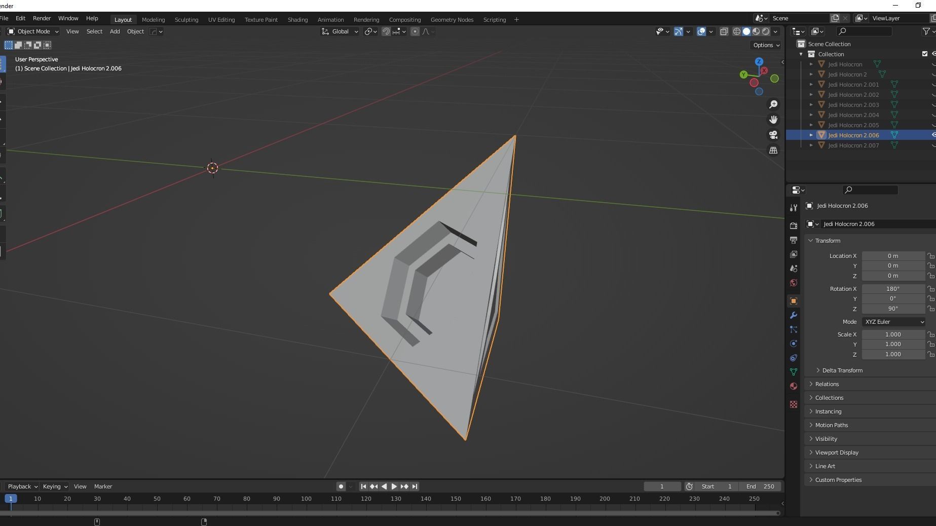 Jedi Holocron 3D print model_9