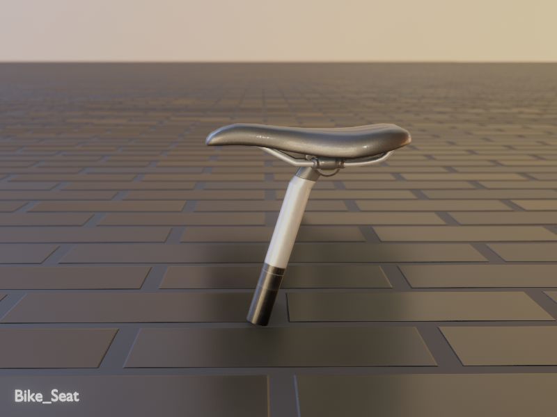 Cargo Bike Carbon Low-Poly and Rigged Version  Low-poly 3D model_27