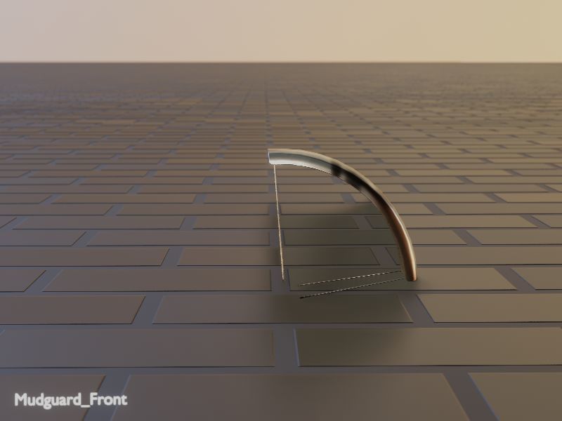 Cargo Bike Carbon Low-Poly and Rigged Version  Low-poly 3D model_39