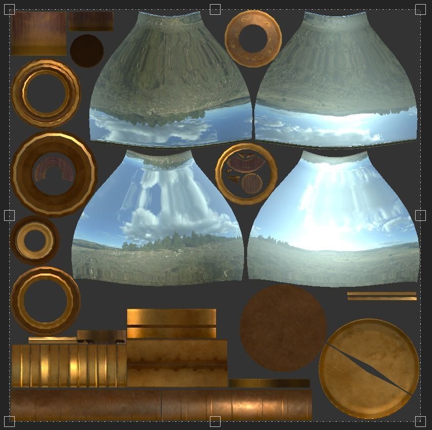 Fantasy Bottle  Low-poly 3D model_14