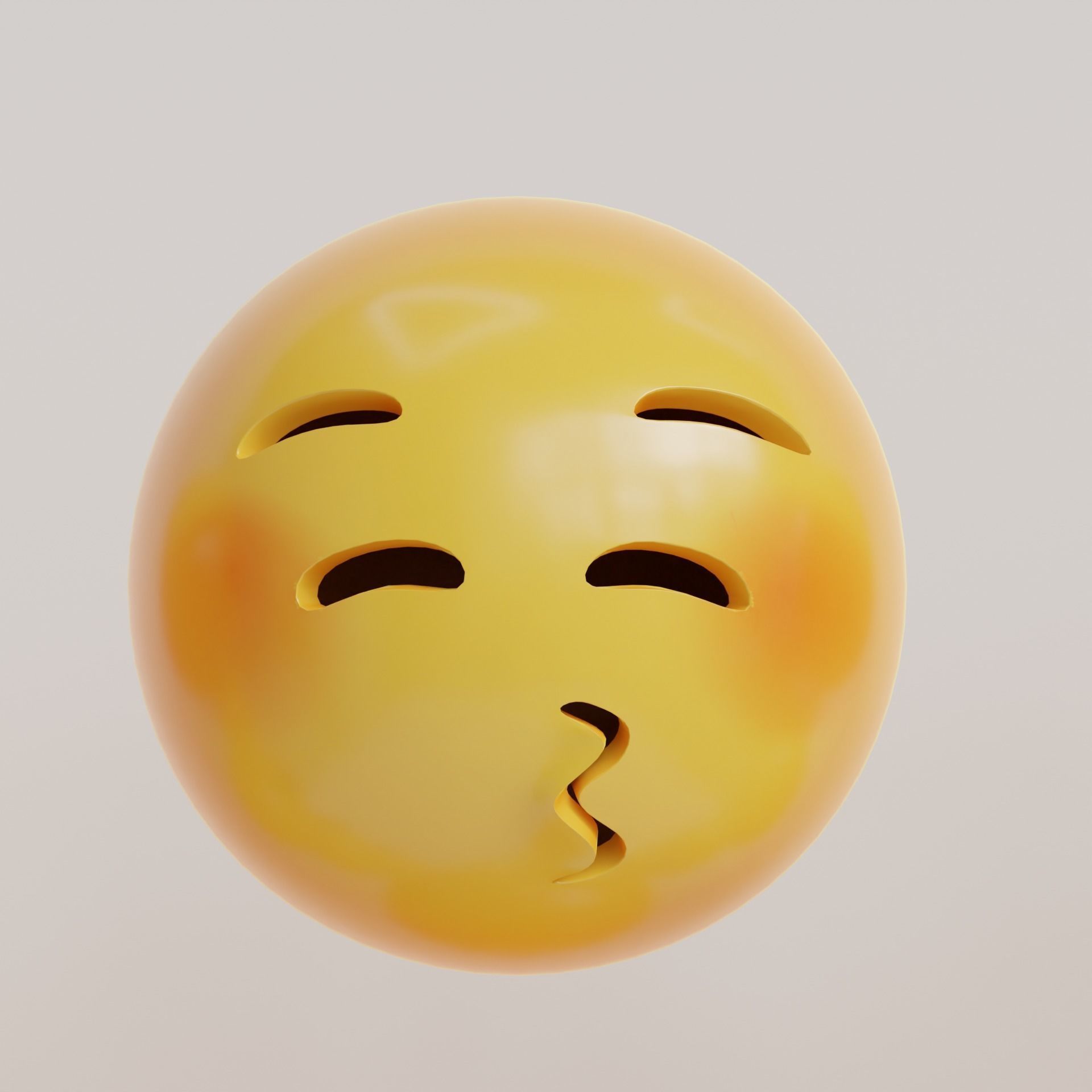 Emoji Pack - Low Poly  Low-poly 3D model_4