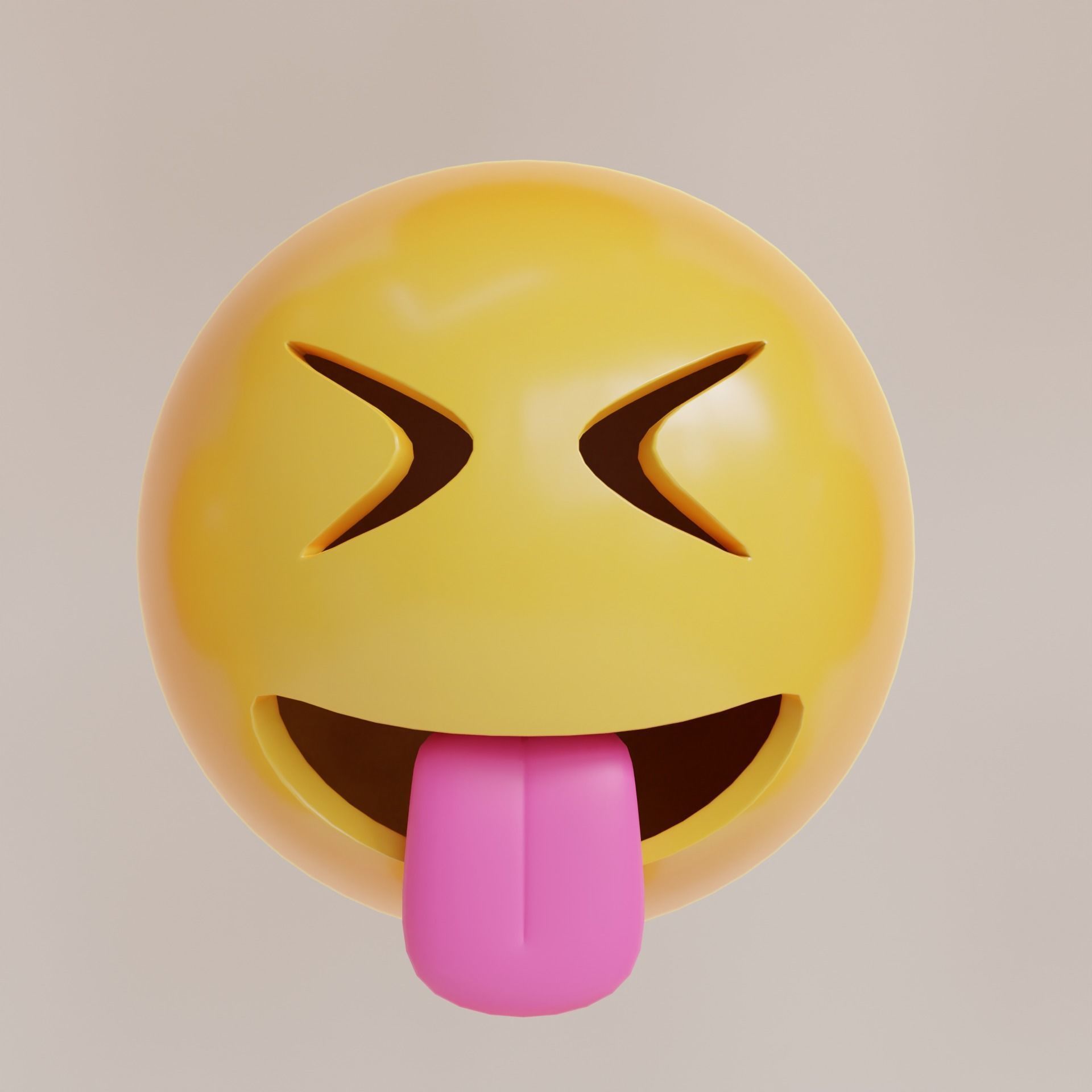 Emoji Pack - Low Poly  Low-poly 3D model_22