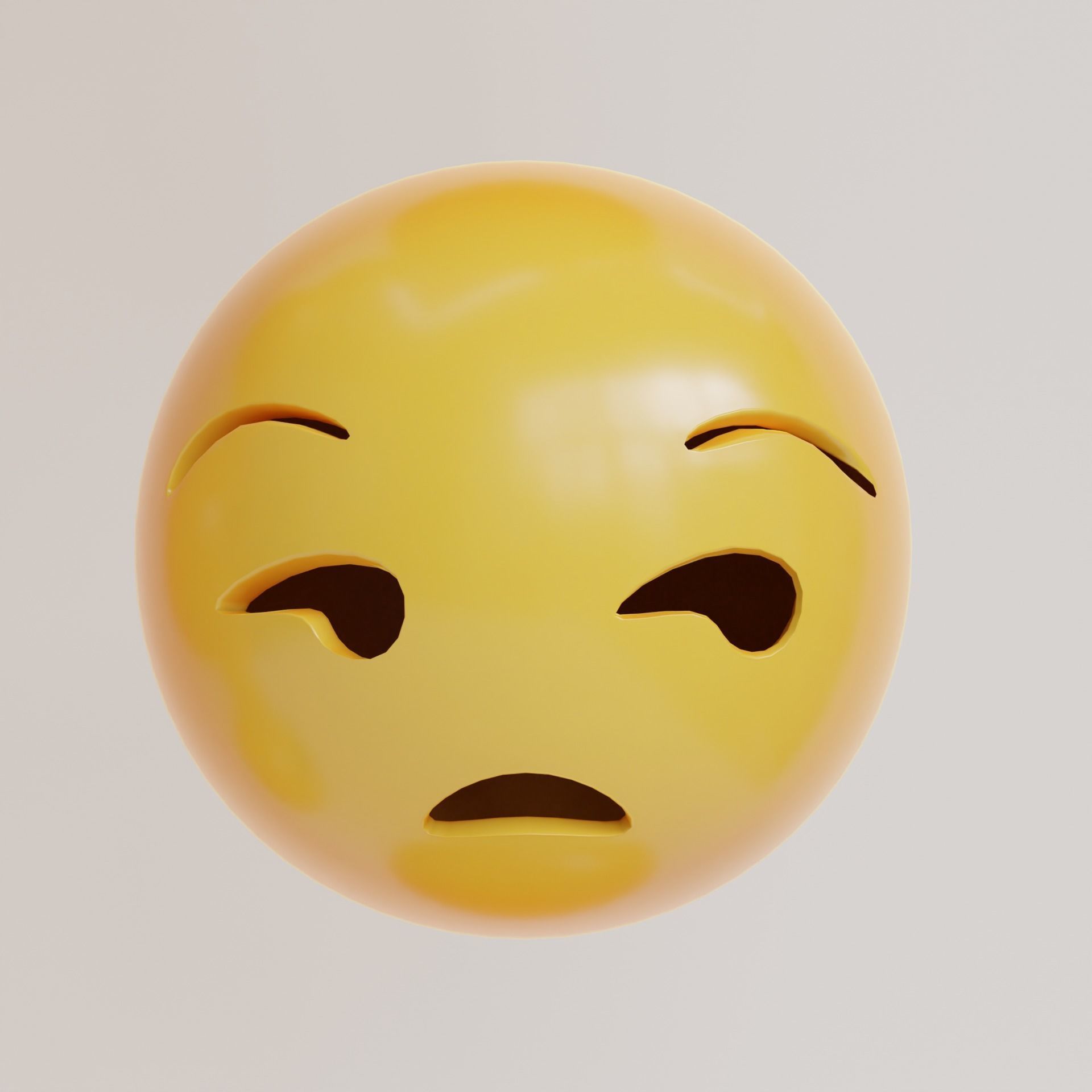 Emoji Pack - Low Poly  Low-poly 3D model_24