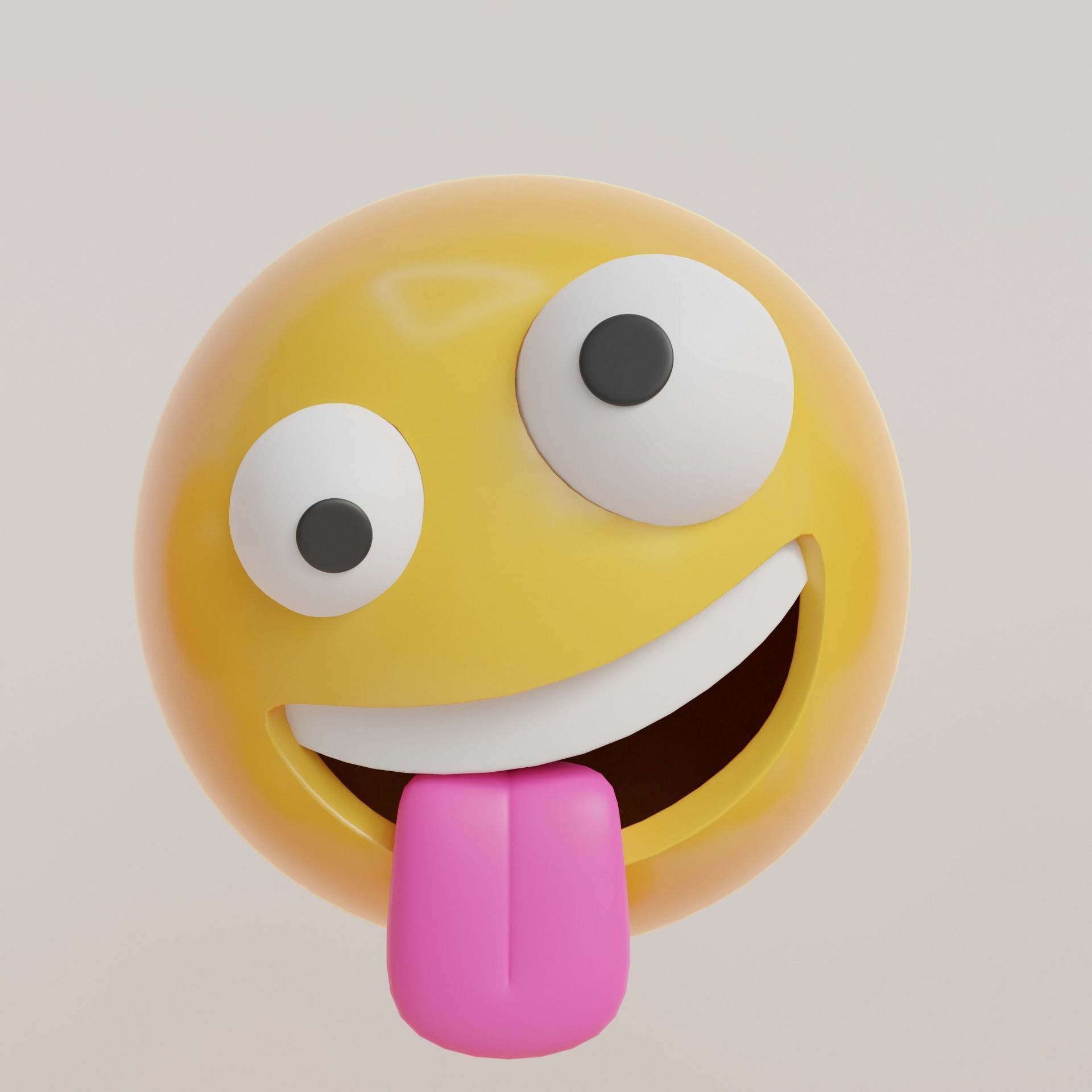 Emoji Pack - Low Poly  Low-poly 3D model_5