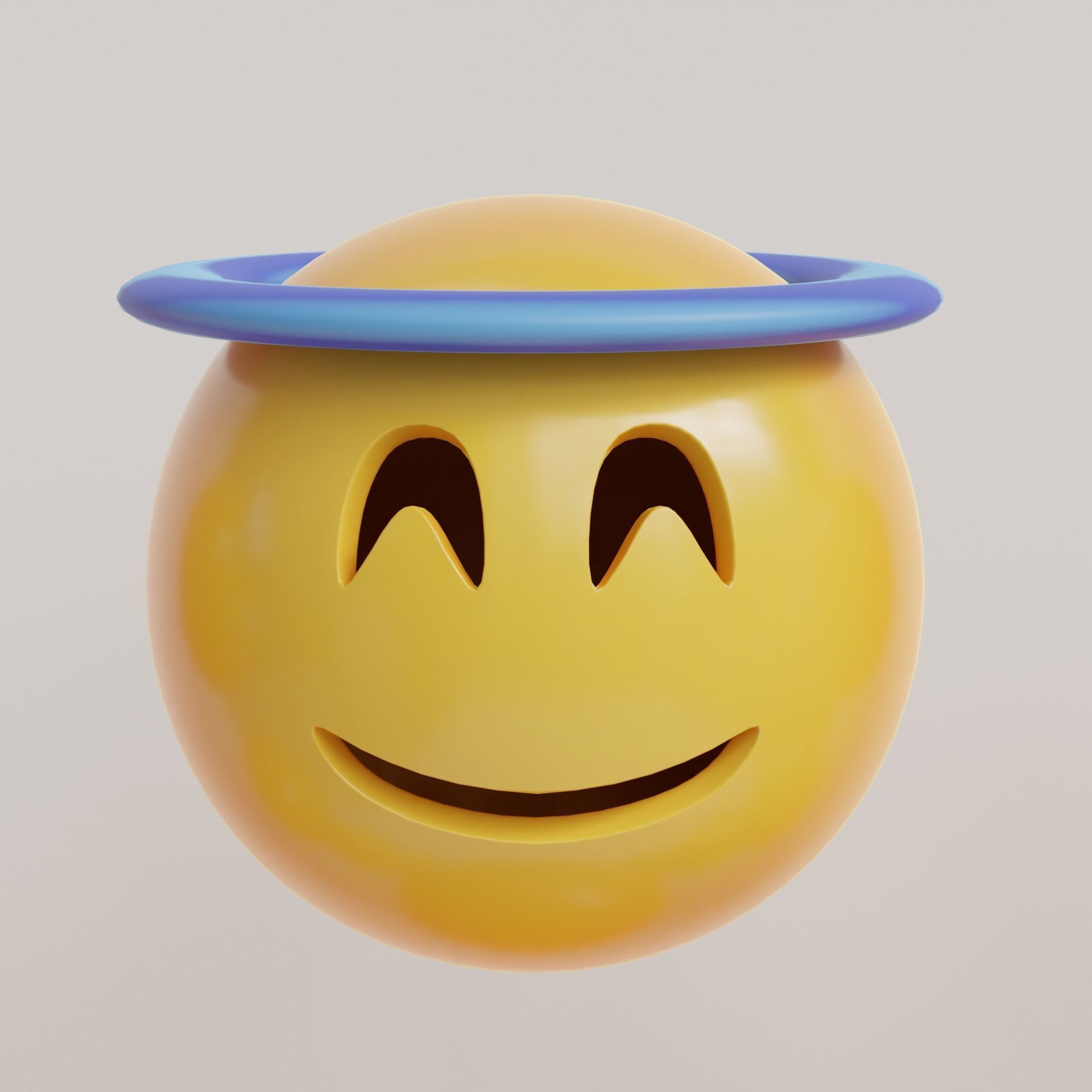 Emoji Pack - Low Poly  Low-poly 3D model_2