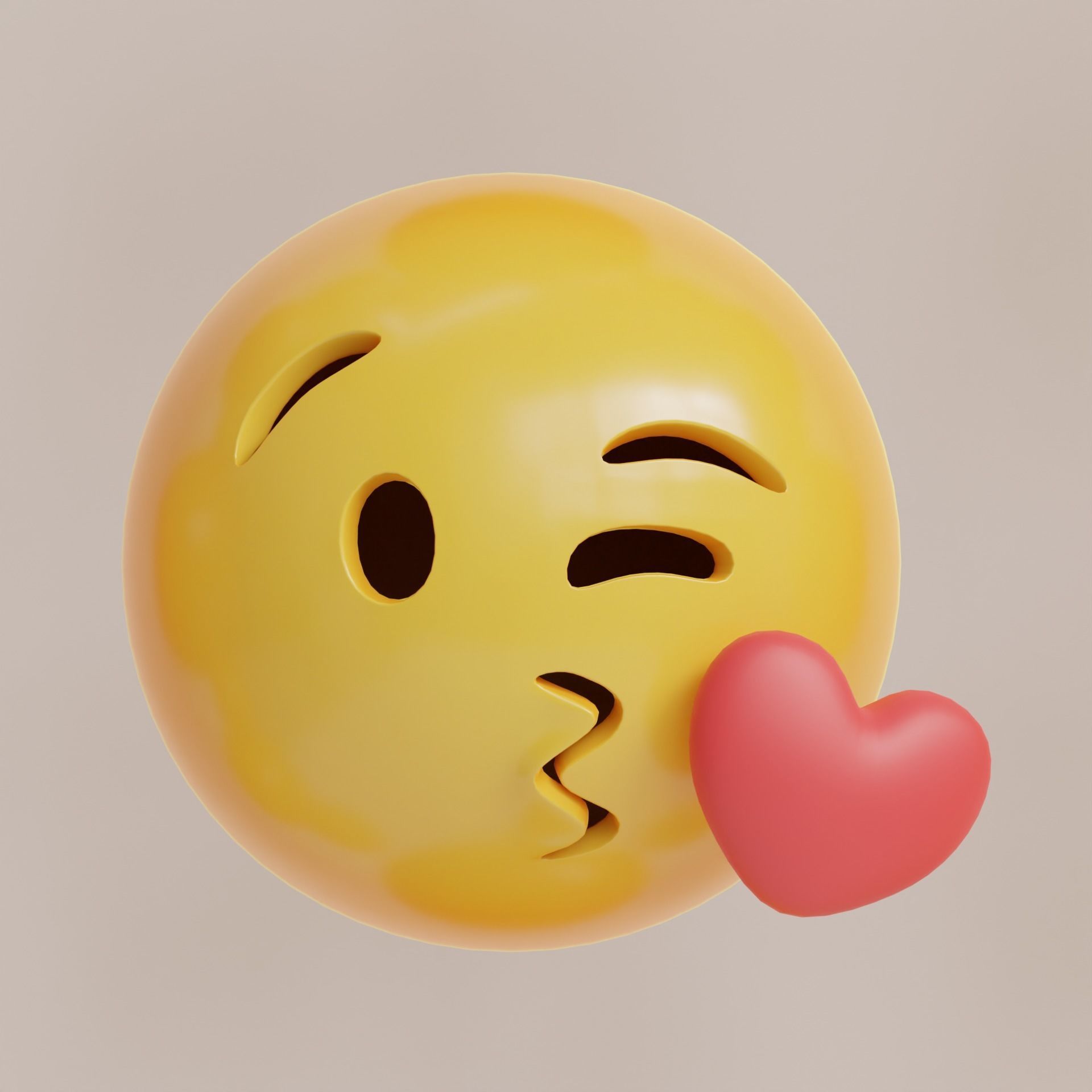 Emoji Pack - Low Poly  Low-poly 3D model_15
