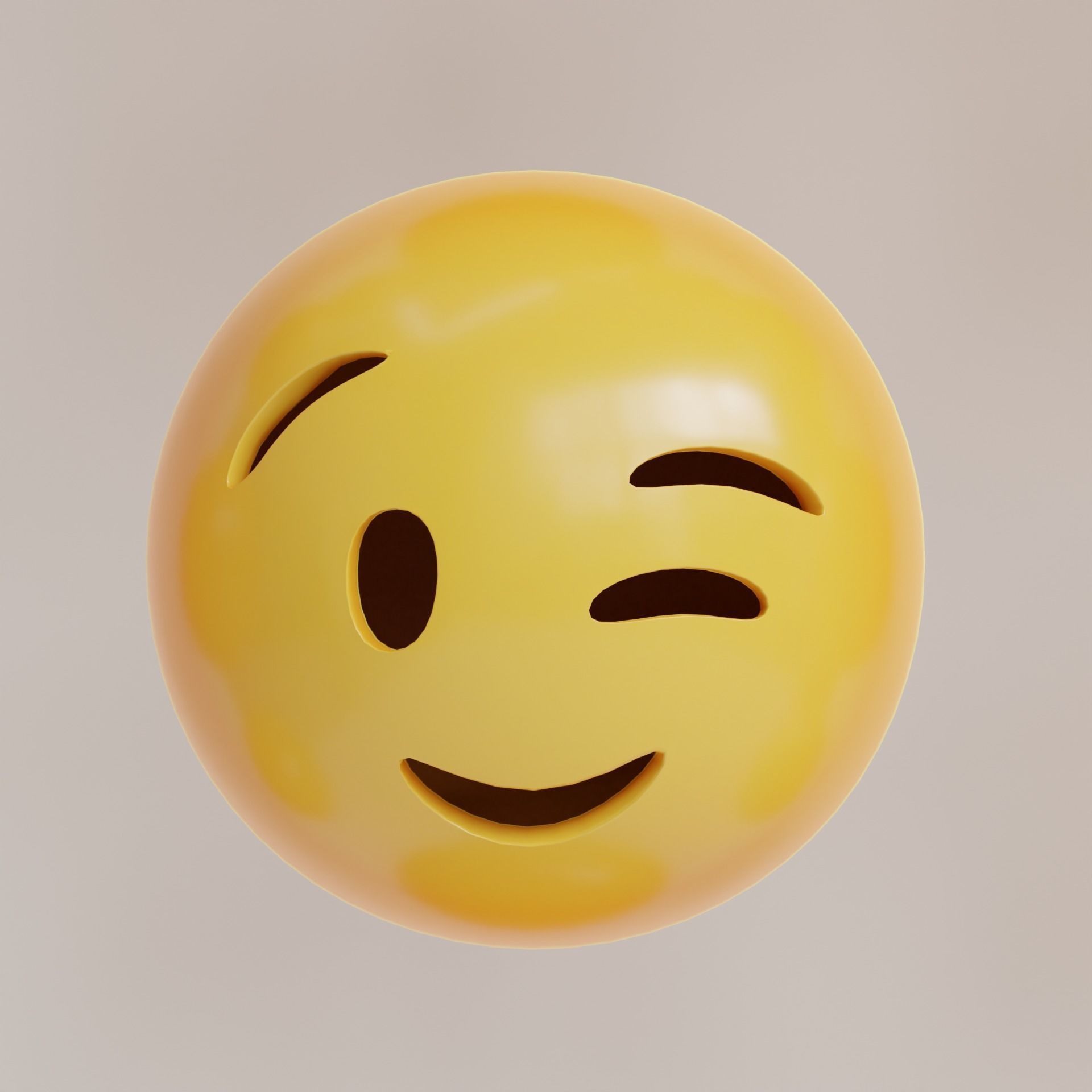 Emoji Pack - Low Poly  Low-poly 3D model_20
