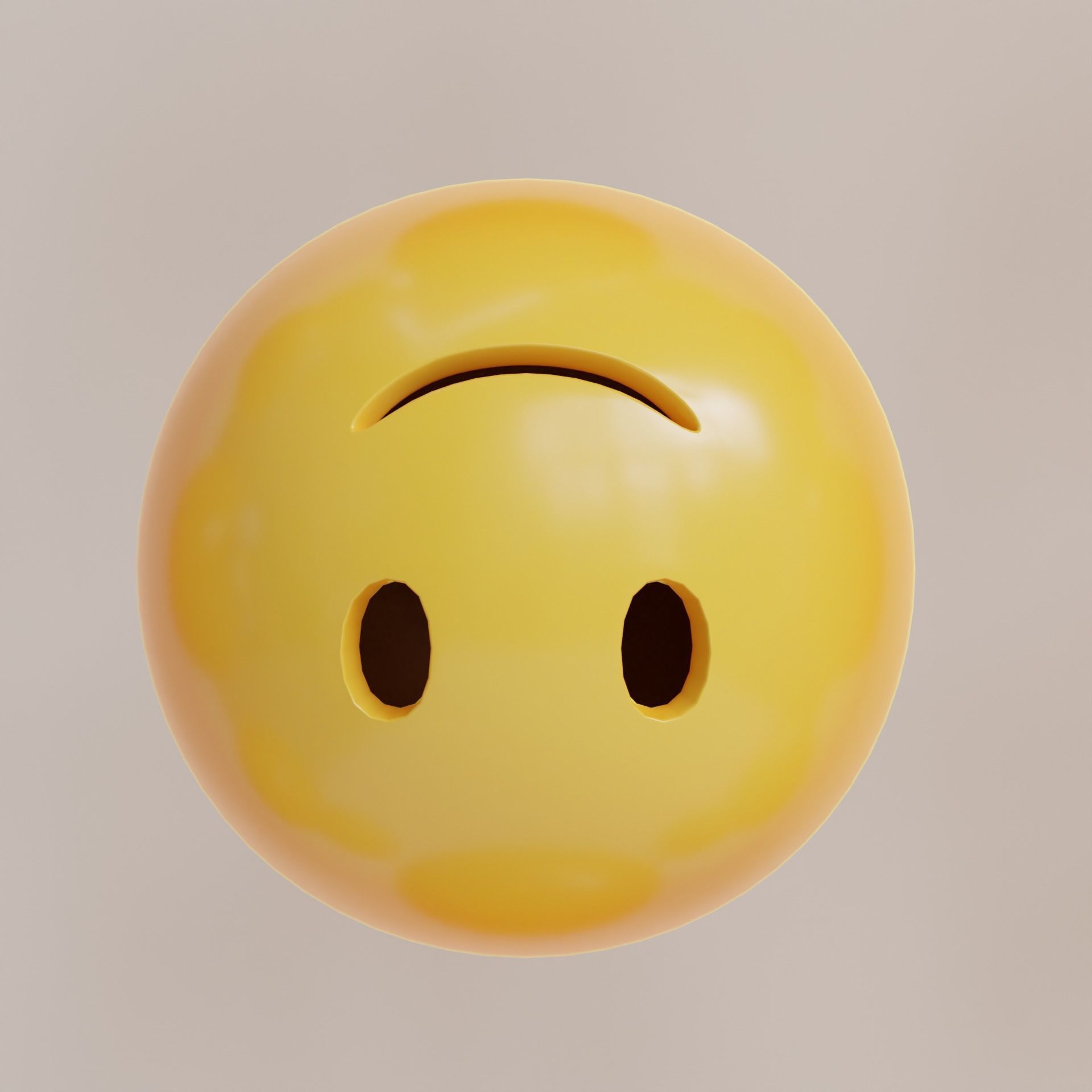 Emoji Pack - Low Poly  Low-poly 3D model_14