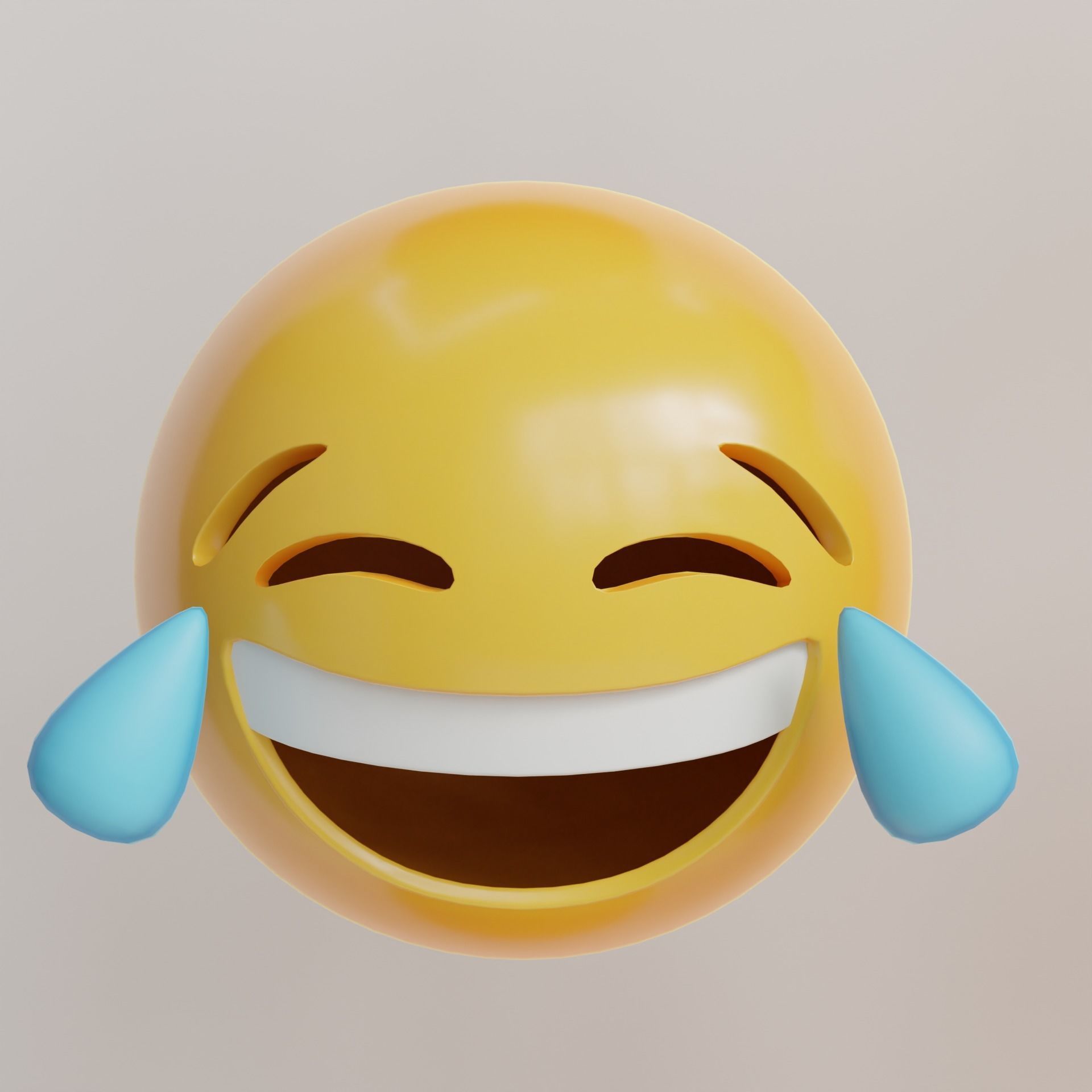 Emoji Pack - Low Poly  Low-poly 3D model_12