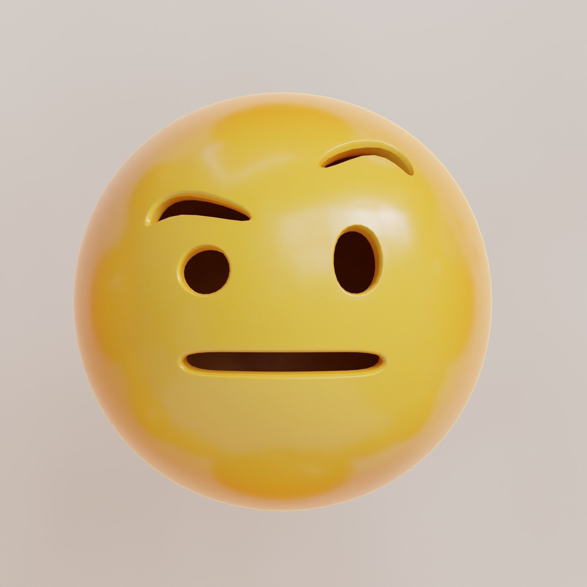 Emoji Pack - Low Poly  Low-poly 3D model_8