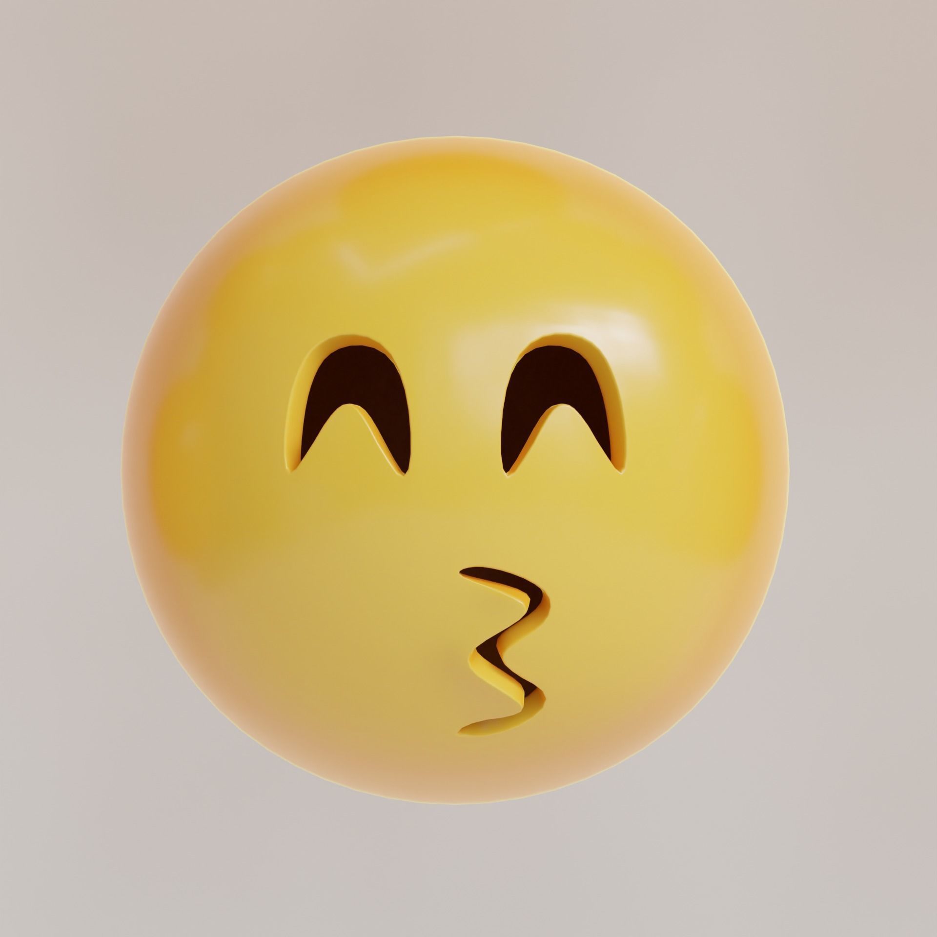 Emoji Pack - Low Poly  Low-poly 3D model_28