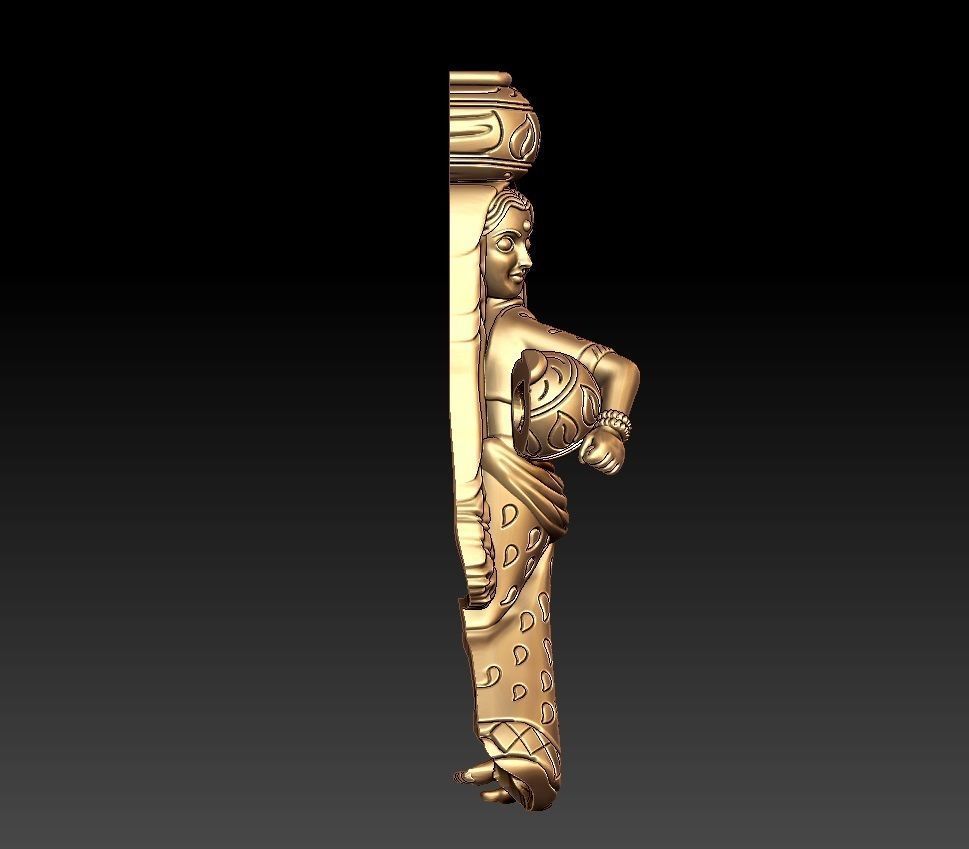 RATHA PENDENT 3D print model_4