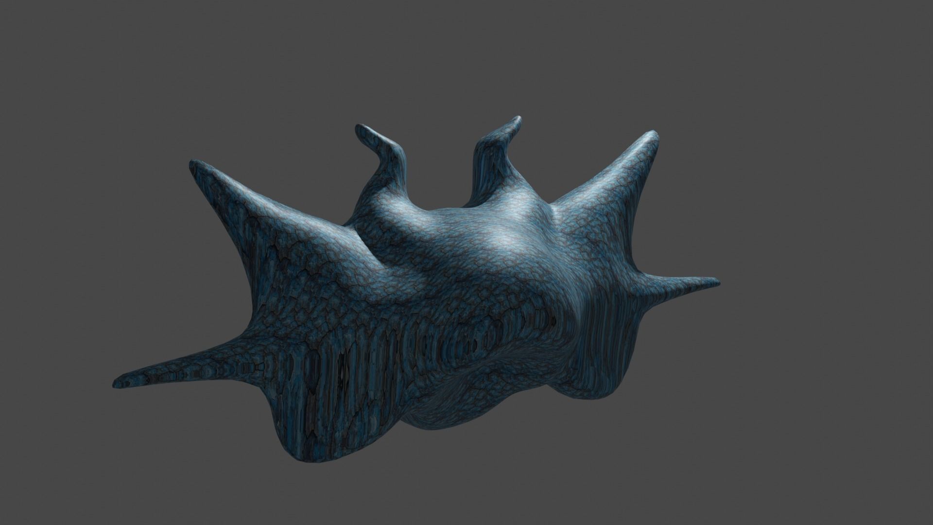 dragon demon mask with eyes 3D model_1