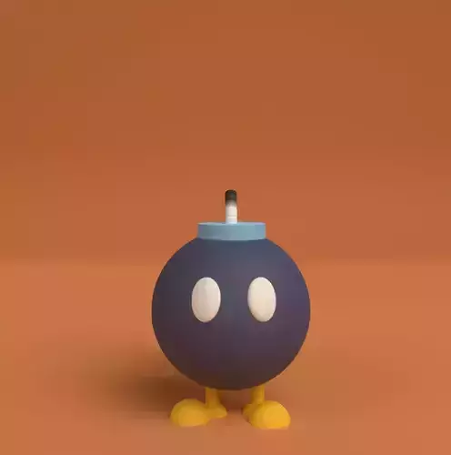 Bob-omb Mario 3D print model