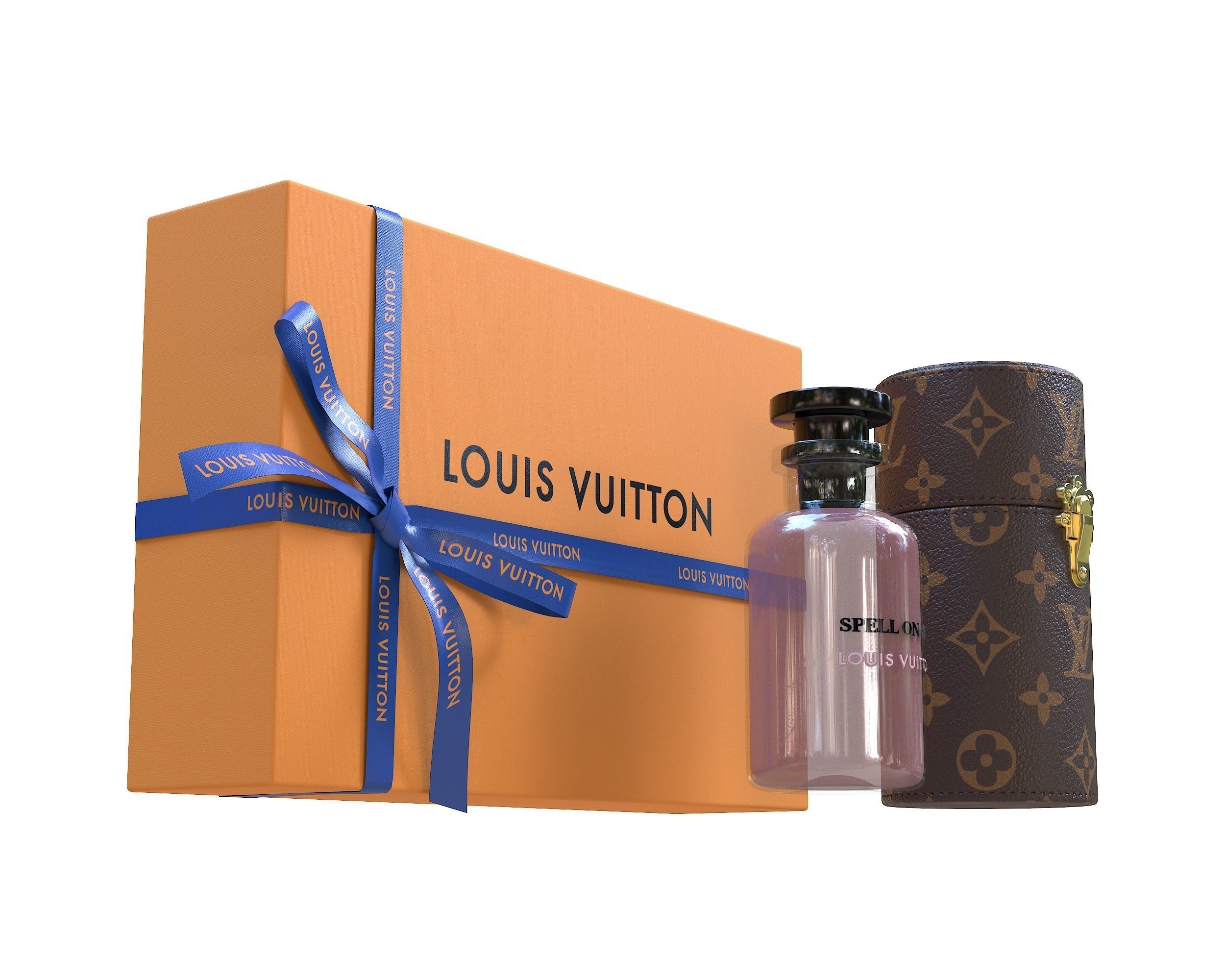 Louis Vuitton LV Travel Spell On You Parfum set Low-poly 3D model_6