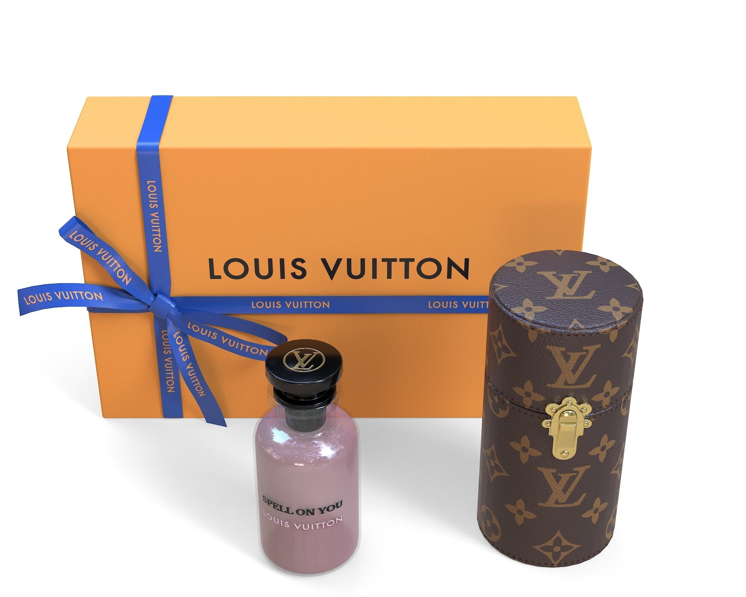 Louis Vuitton LV Travel Spell On You Parfum set Low-poly 3D model_2