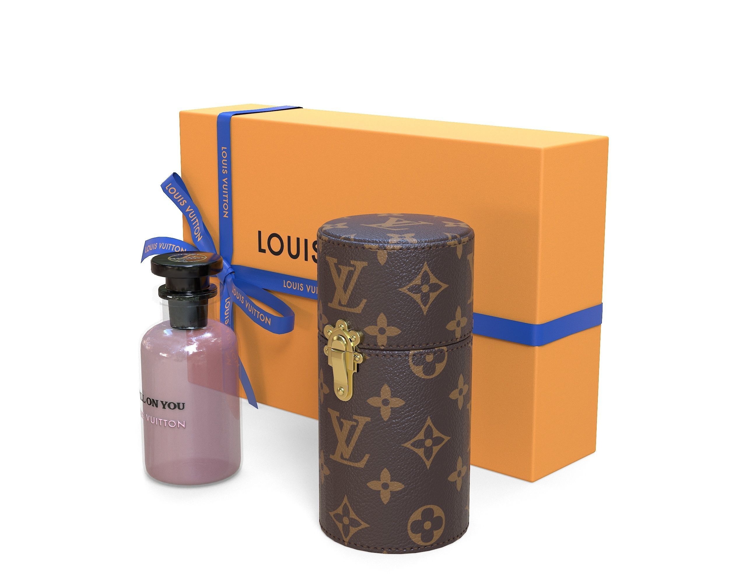 Louis Vuitton LV Travel Spell On You Parfum set Low-poly 3D model_4