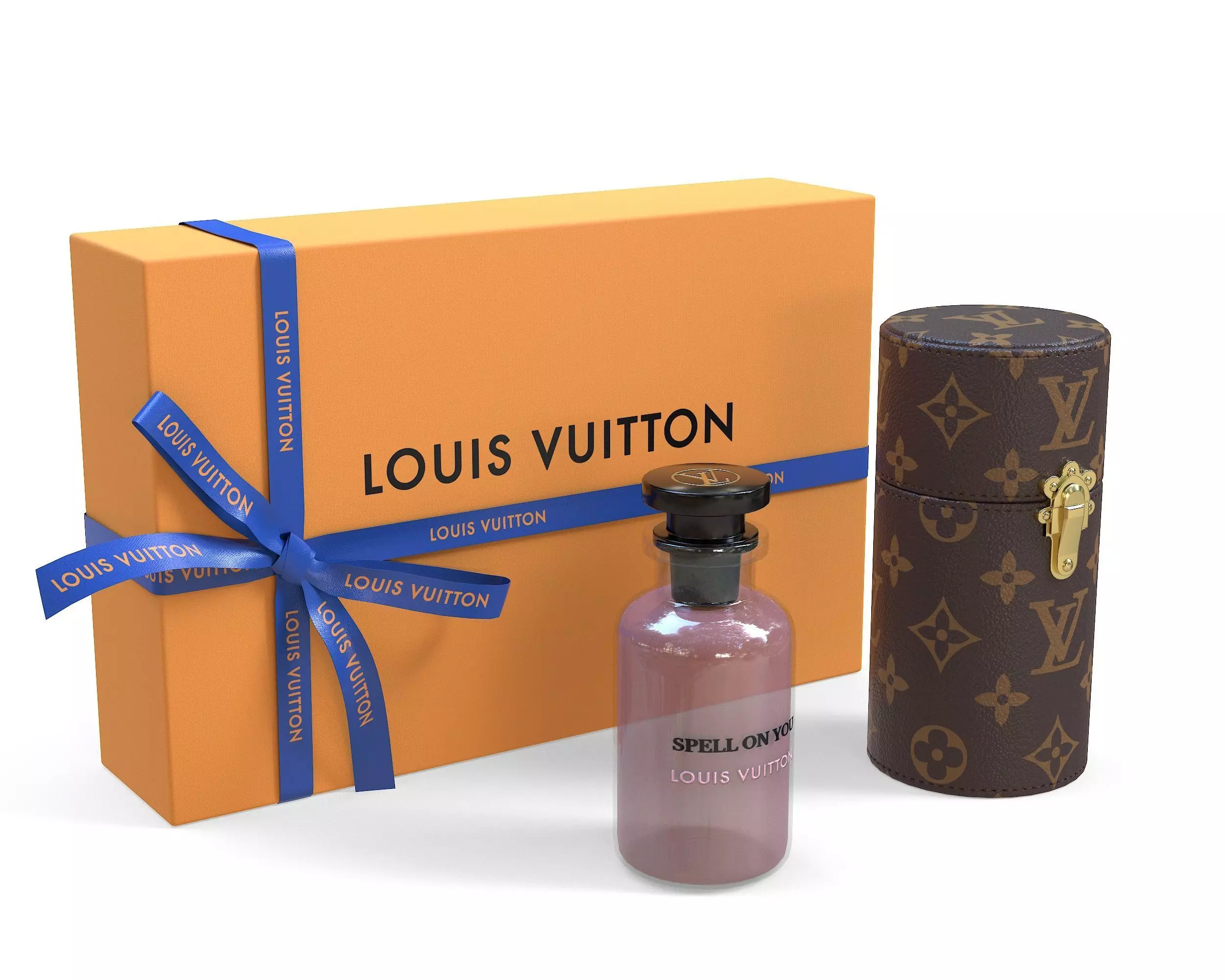 Louis Vuitton LV Travel Spell On You Parfum set Low-poly 3D model_0