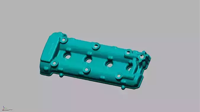 Suzuki Hayabusa Gen 1 1999 to 2007 Valve Cover 3D Scan CAD STL 