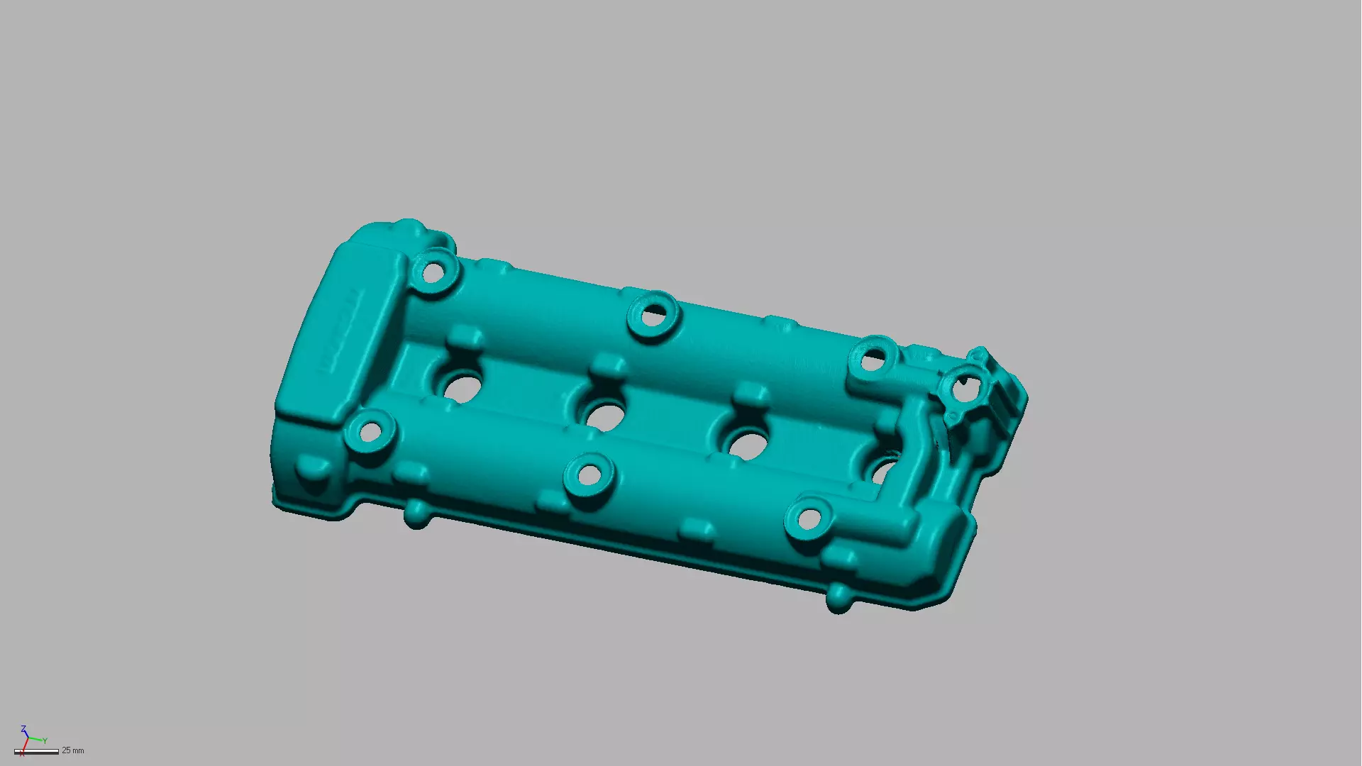 Suzuki Hayabusa Gen 1 1999 to 2007 Valve Cover 3D Scan CAD STL 3D model